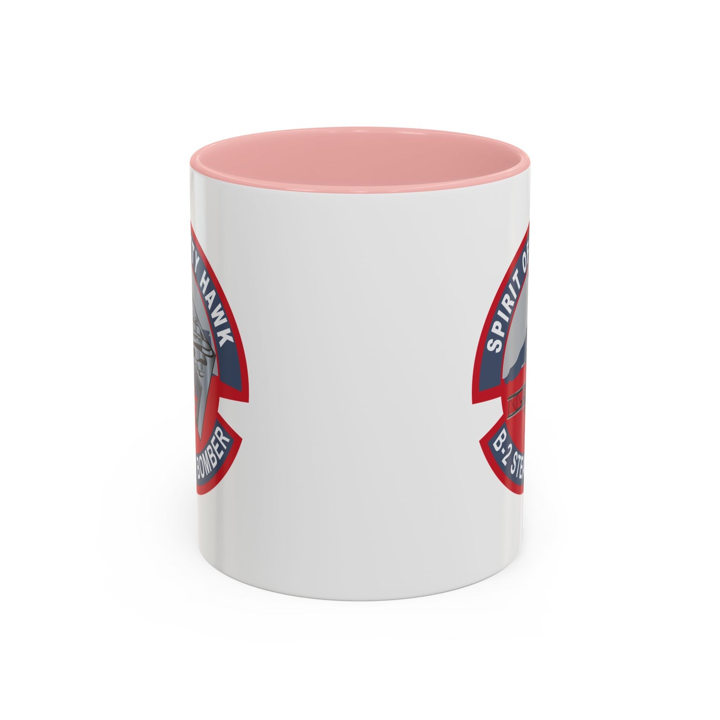 Accent Coffee Mug (11oz & 15oz) - USAF - B2 - Spirit of Kitty Hawk - Stealth Bomber wo txt X 300