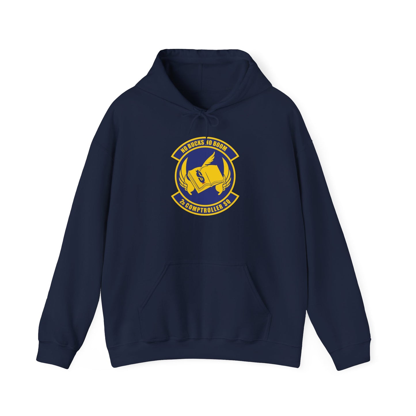 Unisex Heavy Blend Hooded Sweatshirt - USAF - 2nd Comptroller Squadron wo txt