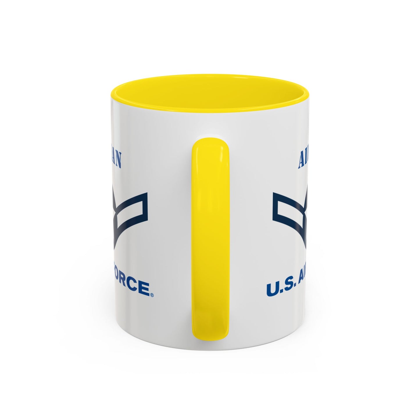 Accent Coffee Mug (11oz & 15oz) - USAF - Airman (E2) - 2020 - US Air Force w Text X 300