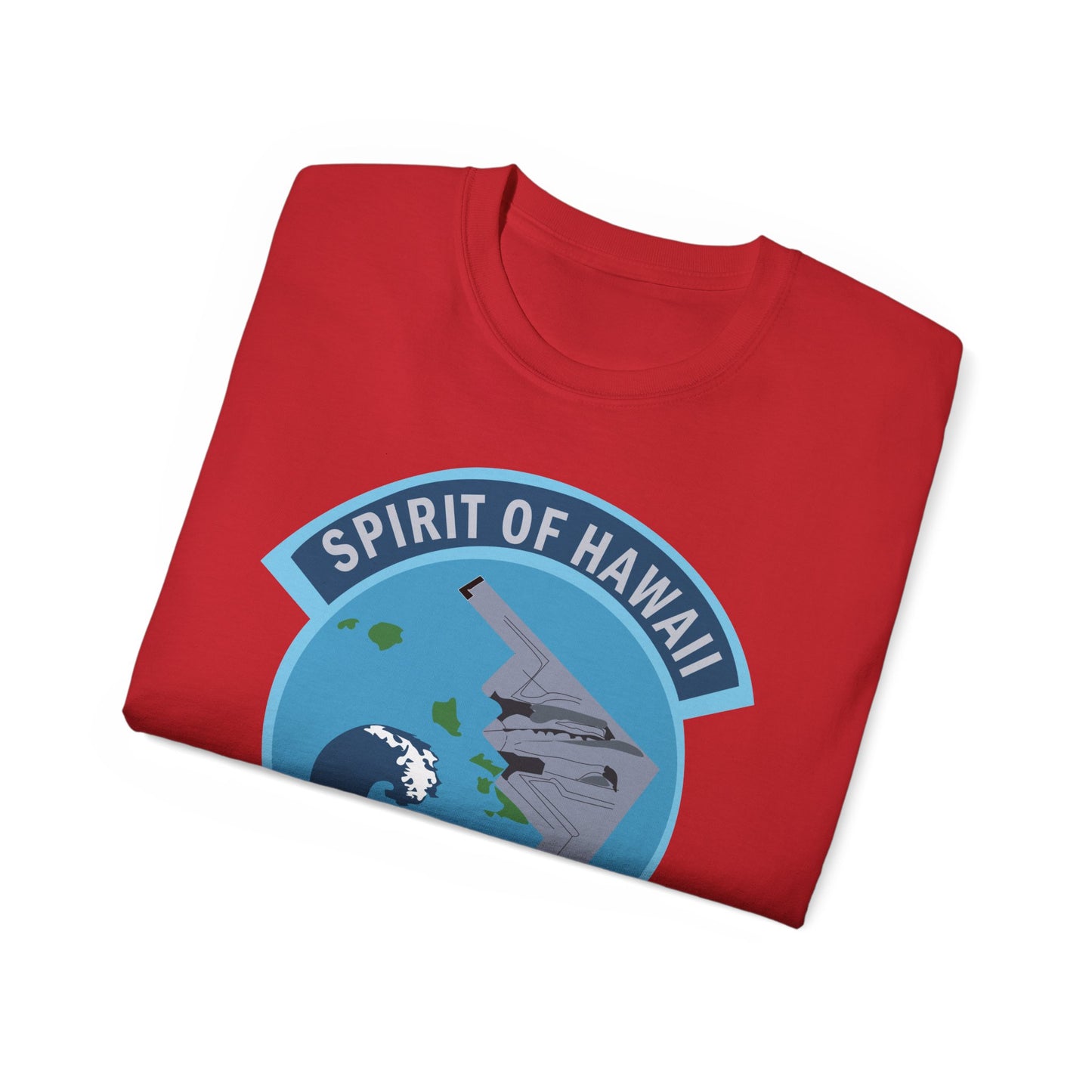 Unisex Ultra Cotton Tee - USAF - B2 - Spirit of Hawaii - Stealth Bomber wo txt X 300