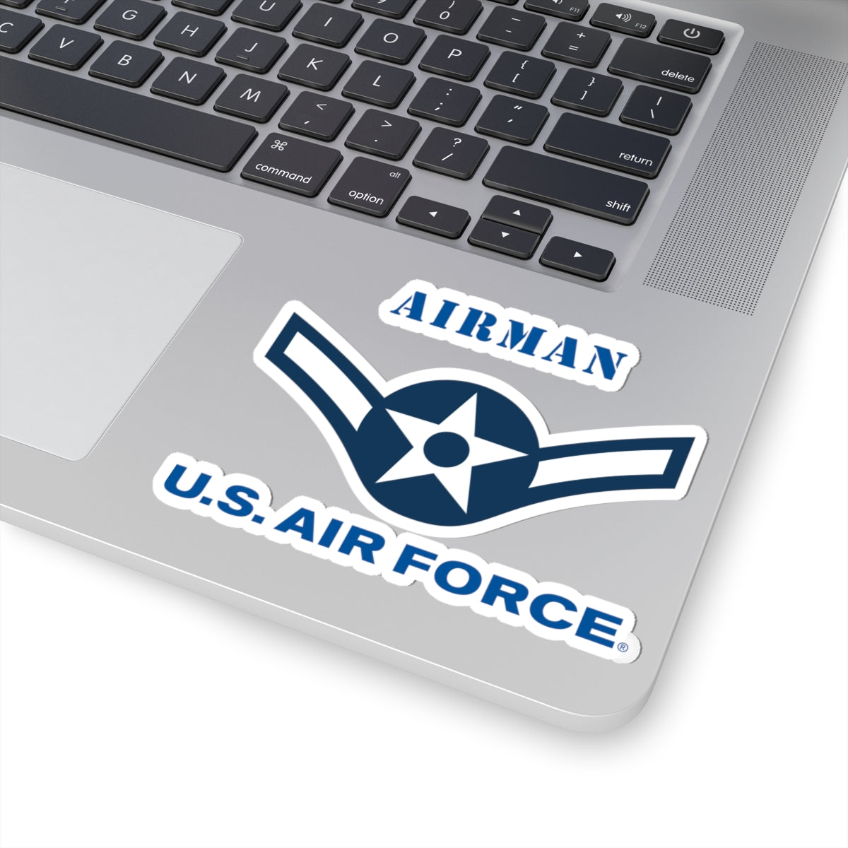 Kiss-Cut Stickers - USAF - Airman (E2) - 2020 - US Air Force w Text X 300