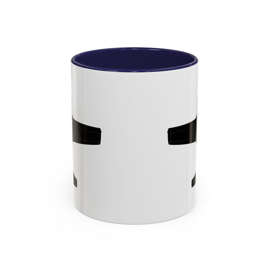 Accent Coffee Mug (11oz & 15oz) - Aircraft - T-37-Trainer - Bottom - Black - Metal X 300