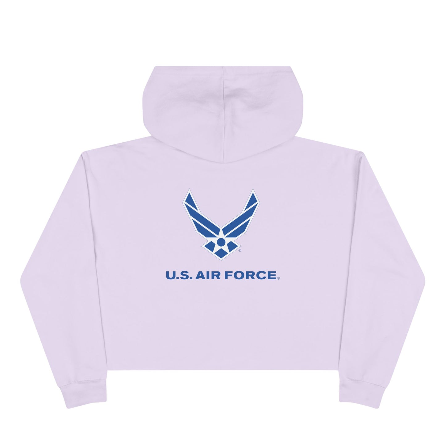 Air Force - Airman - Graphic Crop Hoodie, Casual Military Hoodie, Gifts for Airmen, Trendy Sportswear, Comfortable Everyday Wear