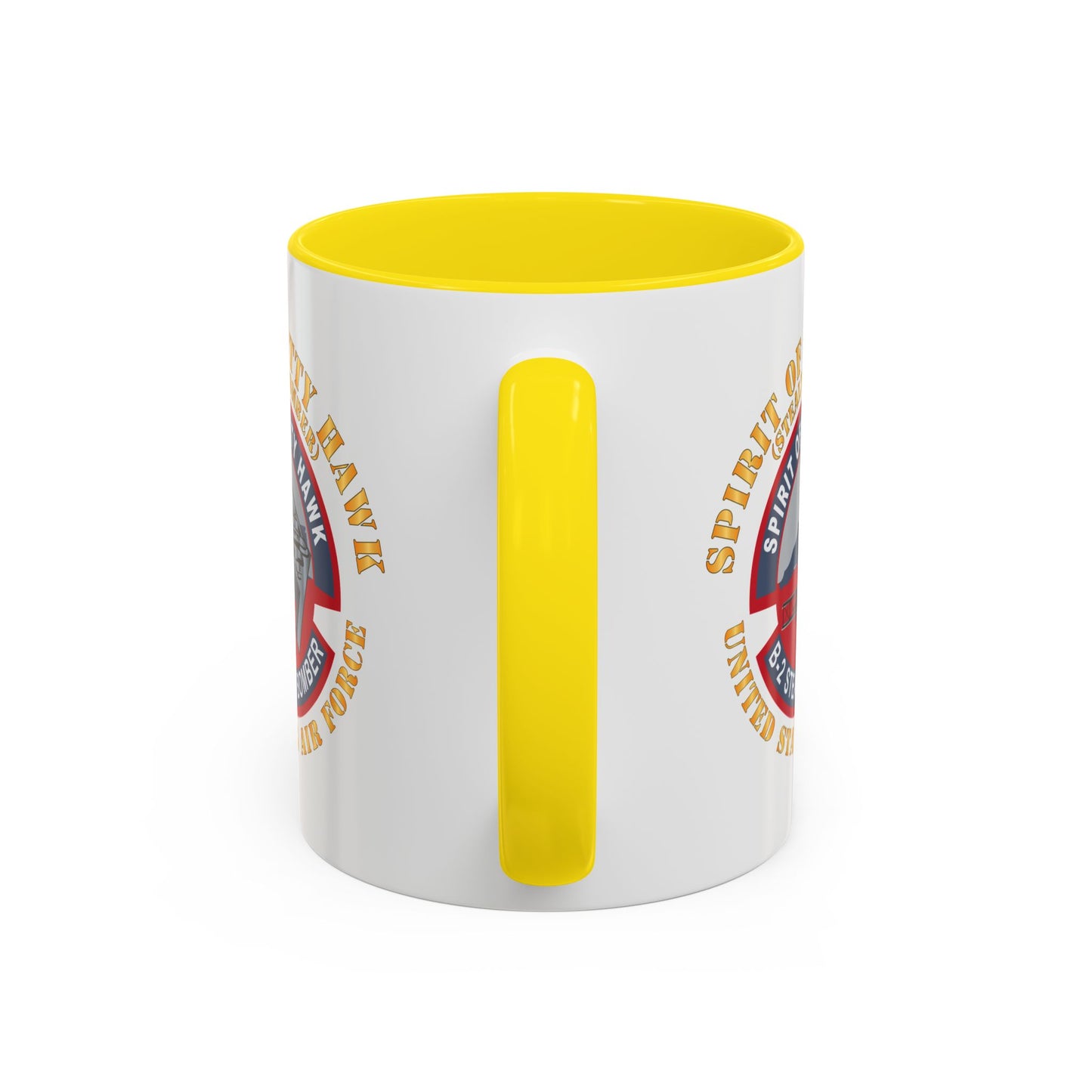 Accent Coffee Mug (11oz & 15oz) - USAF - B2 - Spirit of Kitty Hawk - Stealth Bomber X 300