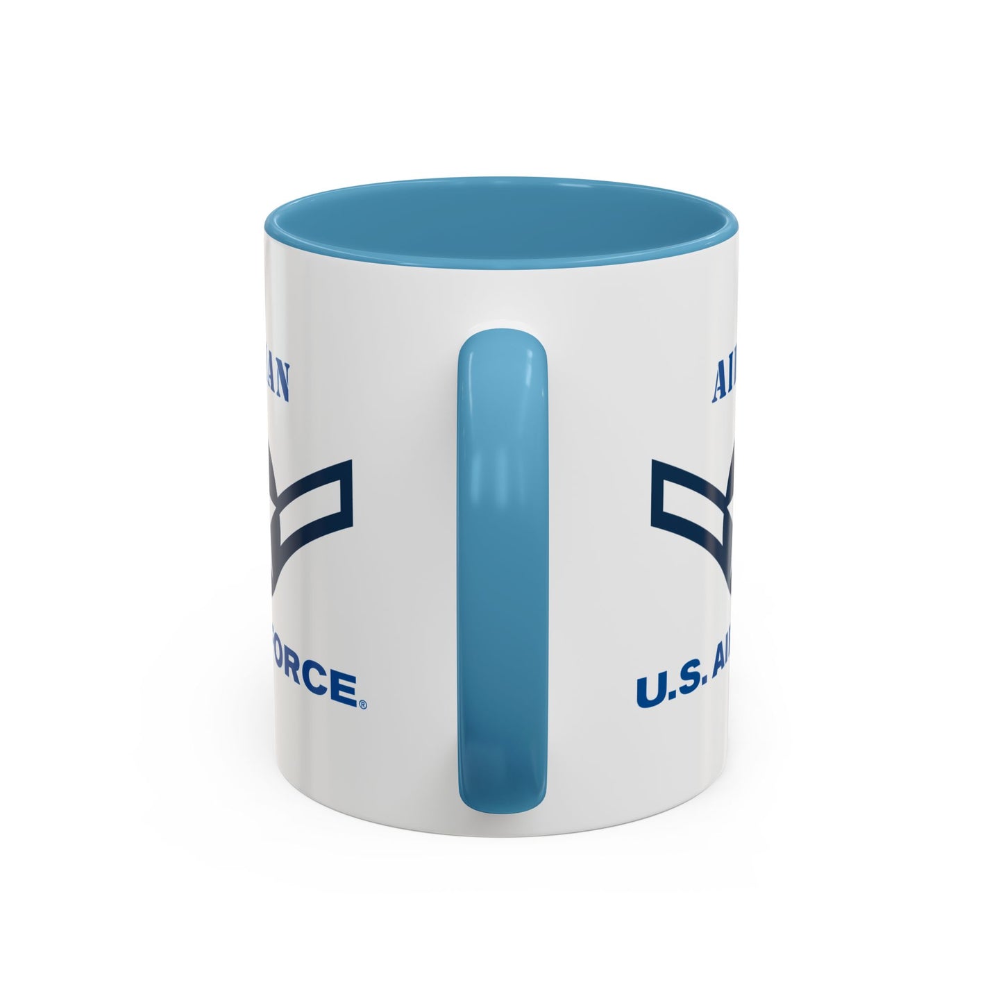 Accent Coffee Mug (11oz & 15oz) - USAF - Airman (E2) - 2020 - US Air Force w Text X 300