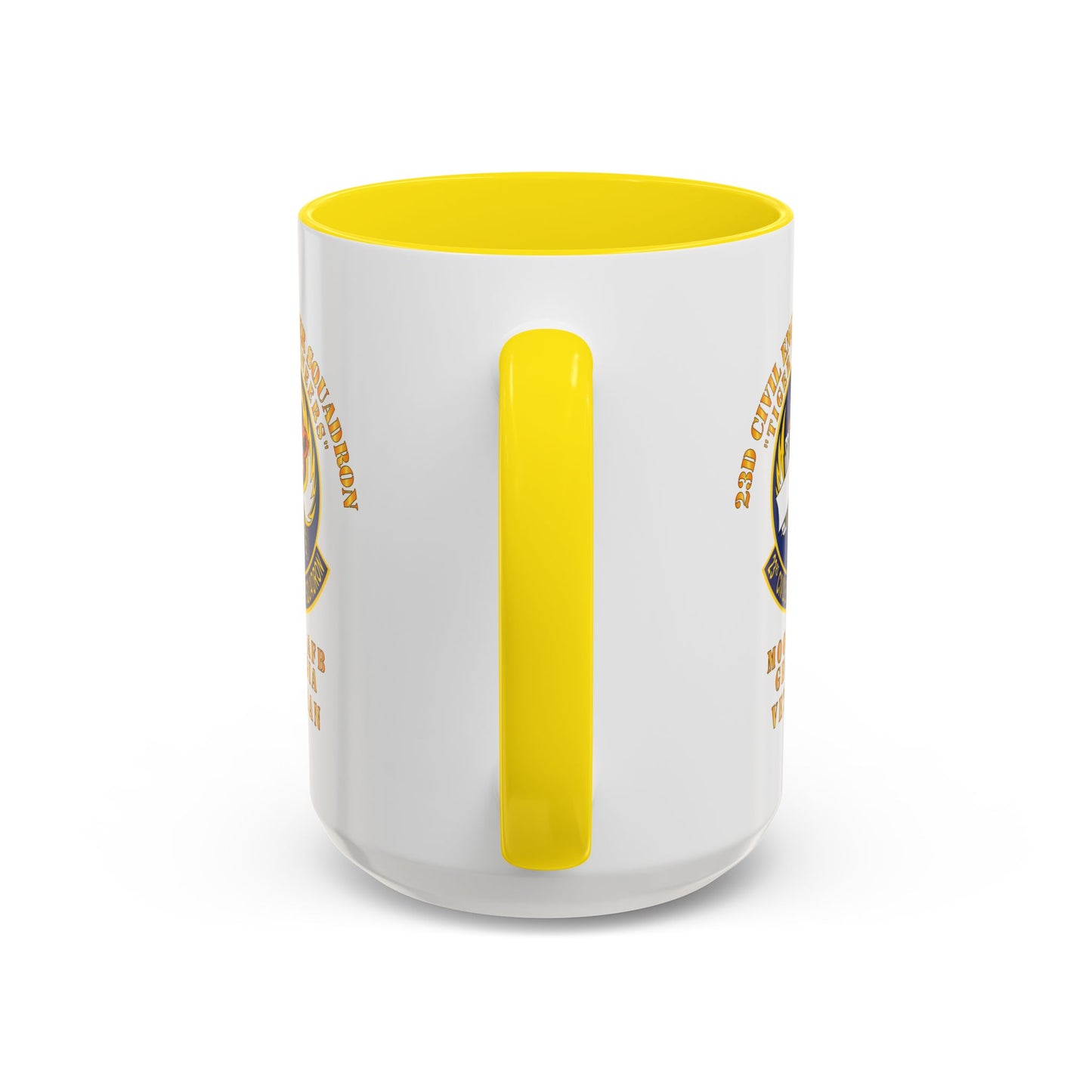 Accent Coffee Mug (11oz & 15oz) - USAF - 23d Civil Engineer Squadron - Tiger Engineers - Moody AFB, GA