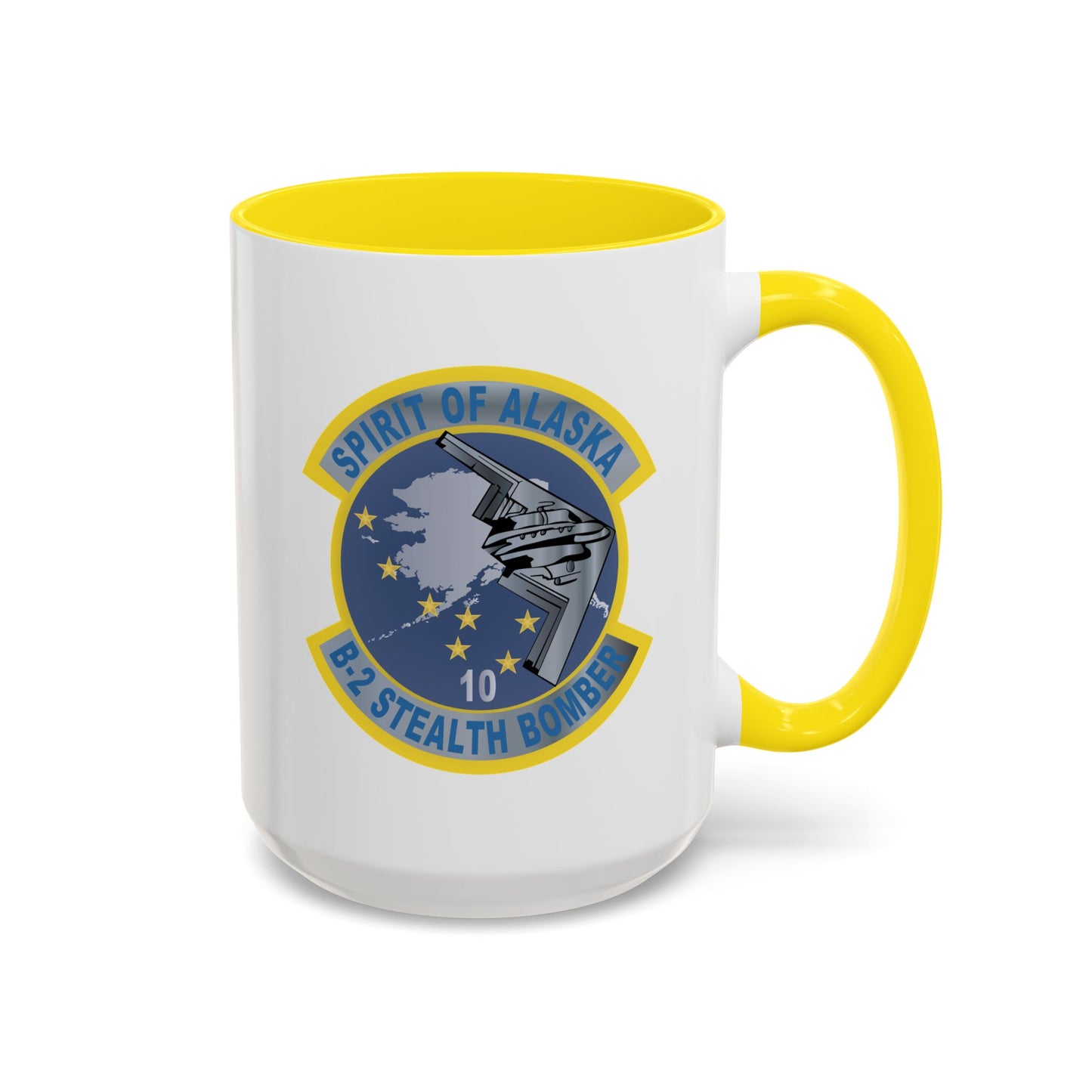 Accent Coffee Mug (11oz & 15oz) - USAF - B2 - Spirit of Alaska - Stealth Bomber wo txt X 300