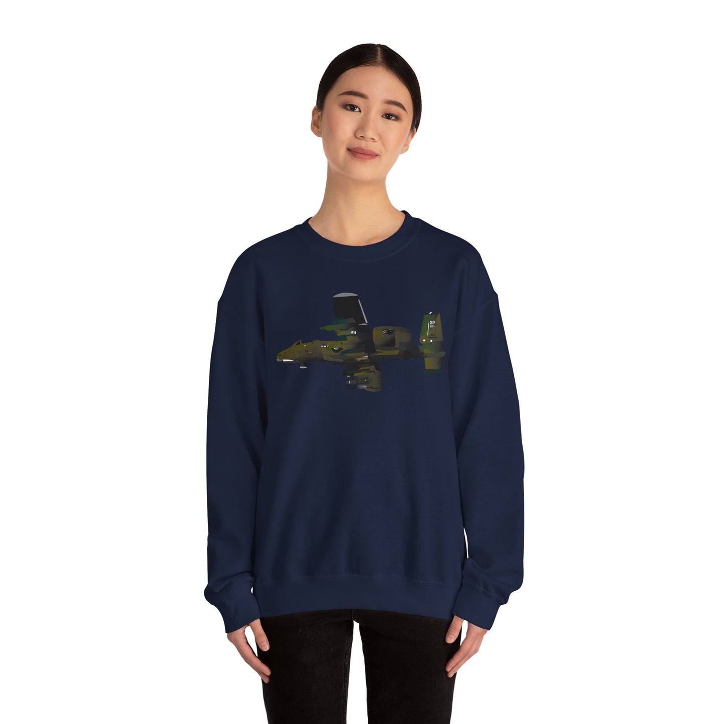 Crewneck Sweatshirt - Aircraft - A-10 Wart Hog X 300