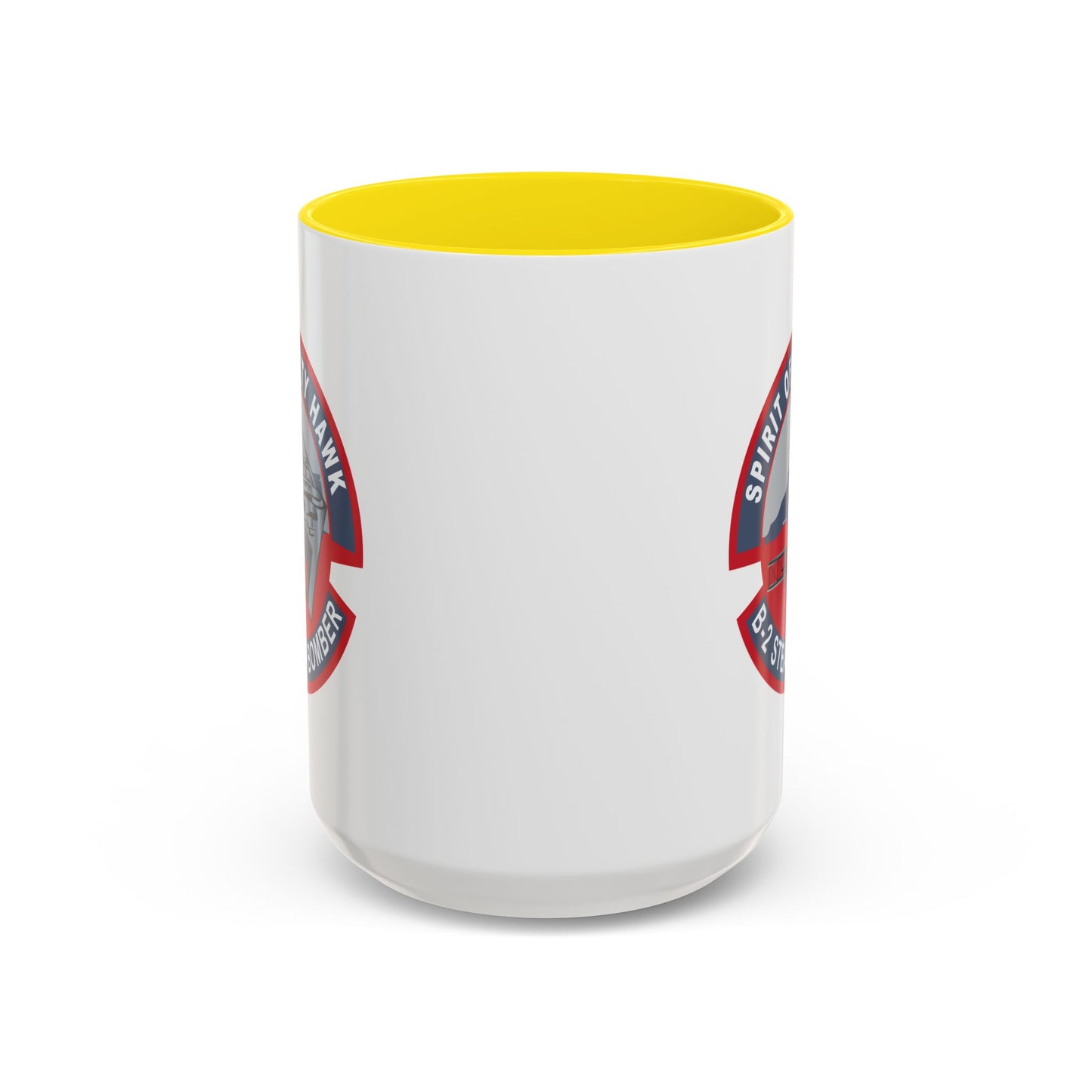 Accent Coffee Mug (11oz & 15oz) - USAF - B2 - Spirit of Kitty Hawk - Stealth Bomber wo txt X 300