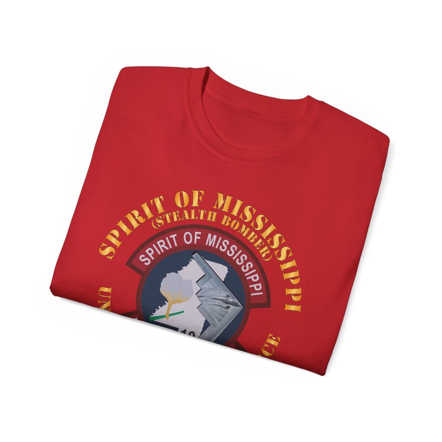 Unisex Ultra Cotton Tee - USAF - B2 - Spirit of Mississippi - Stealth Bomber X 300