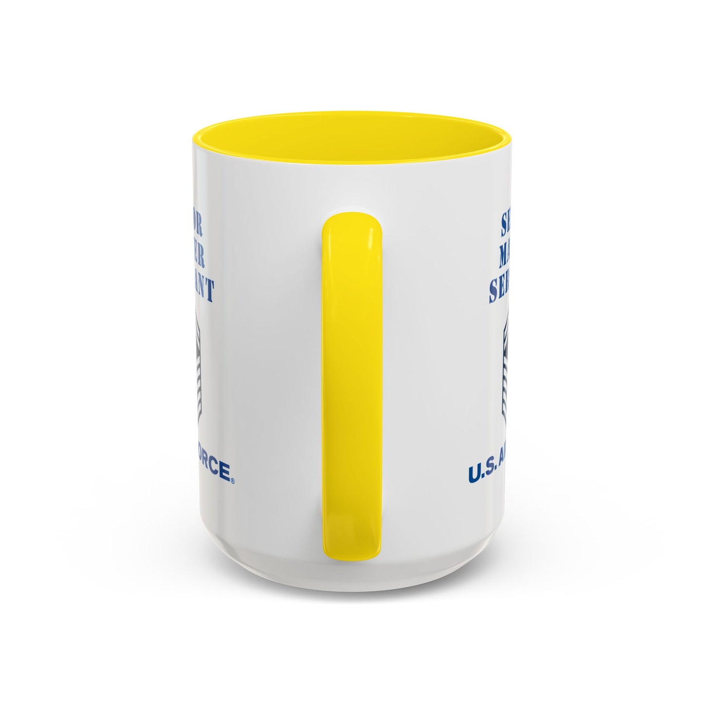 Accent Coffee Mug (11oz & 15oz) - USAF - Senior Master Sergeant (E8a) - 2020 - US Air Force w Text X 300