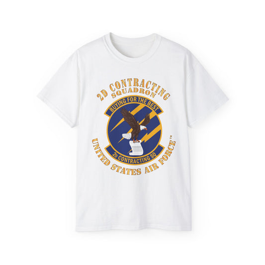 Unisex Ultra Cotton Tee - USAF - 2d Contracting Squadron