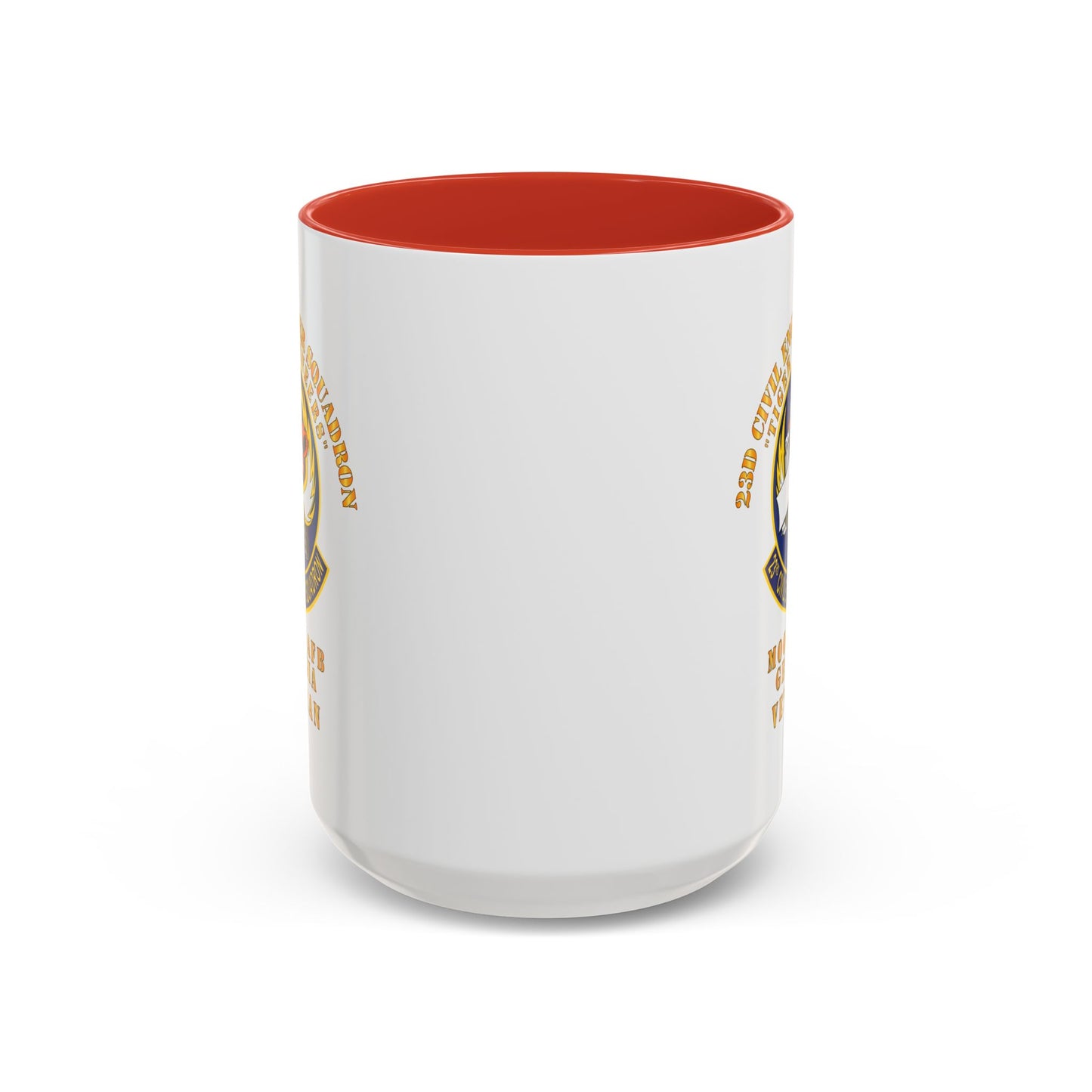 Accent Coffee Mug (11oz & 15oz) - USAF - 23d Civil Engineer Squadron - Tiger Engineers - Moody AFB, GA