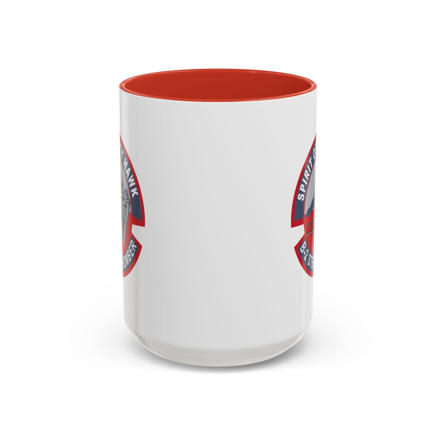 Accent Coffee Mug (11oz & 15oz) - USAF - B2 - Spirit of Kitty Hawk - Stealth Bomber wo txt X 300
