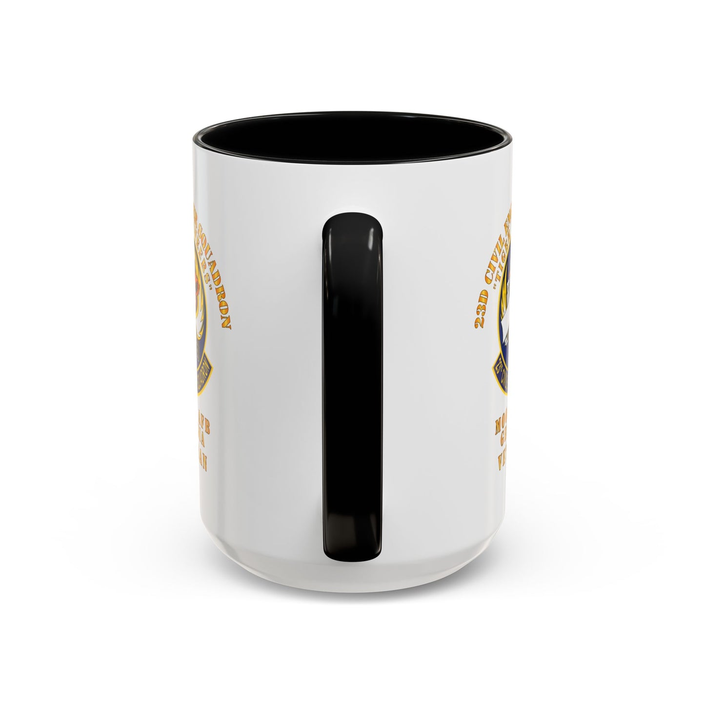 Accent Coffee Mug (11oz & 15oz) - USAF - 23d Civil Engineer Squadron - Tiger Engineers - Moody AFB, GA