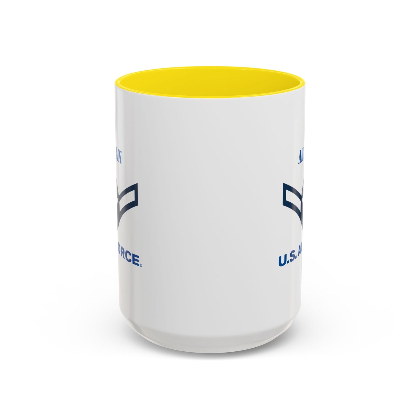 Accent Coffee Mug (11oz & 15oz) - USAF - Airman (E2) - 2020 - US Air Force w Text X 300