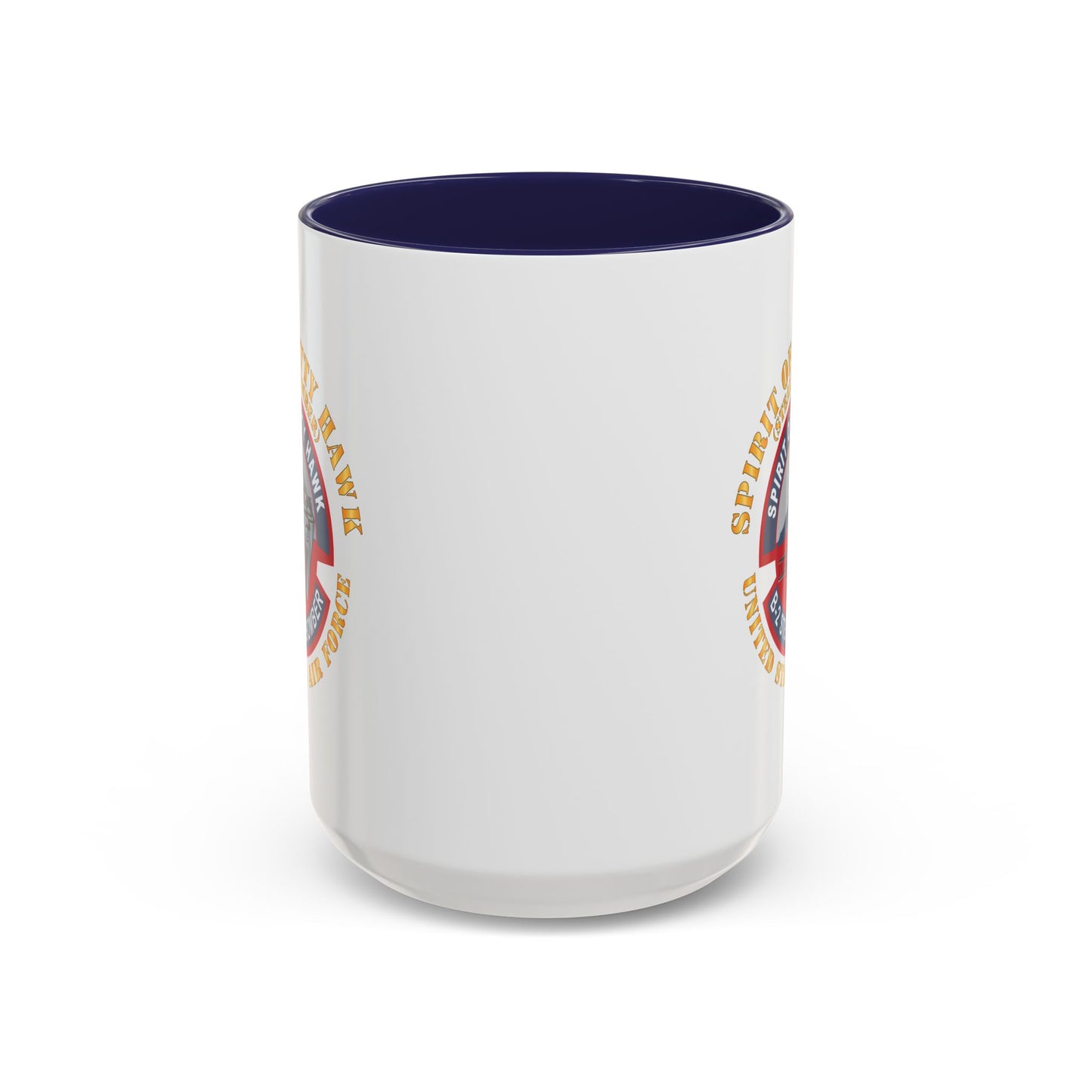 Accent Coffee Mug (11oz & 15oz) - USAF - B2 - Spirit of Kitty Hawk - Stealth Bomber X 300