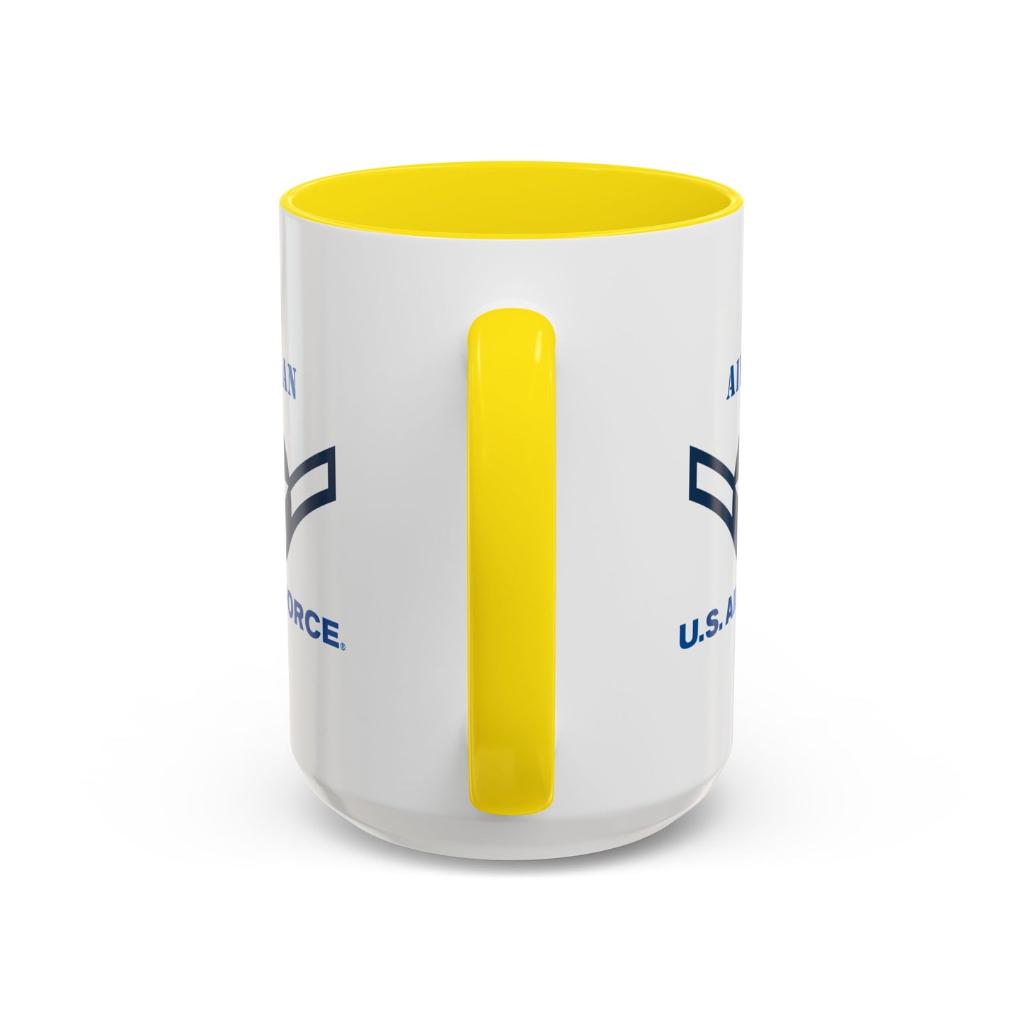 Accent Coffee Mug (11oz & 15oz) - USAF - Airman (E2) - 2020 - US Air Force w Text X 300