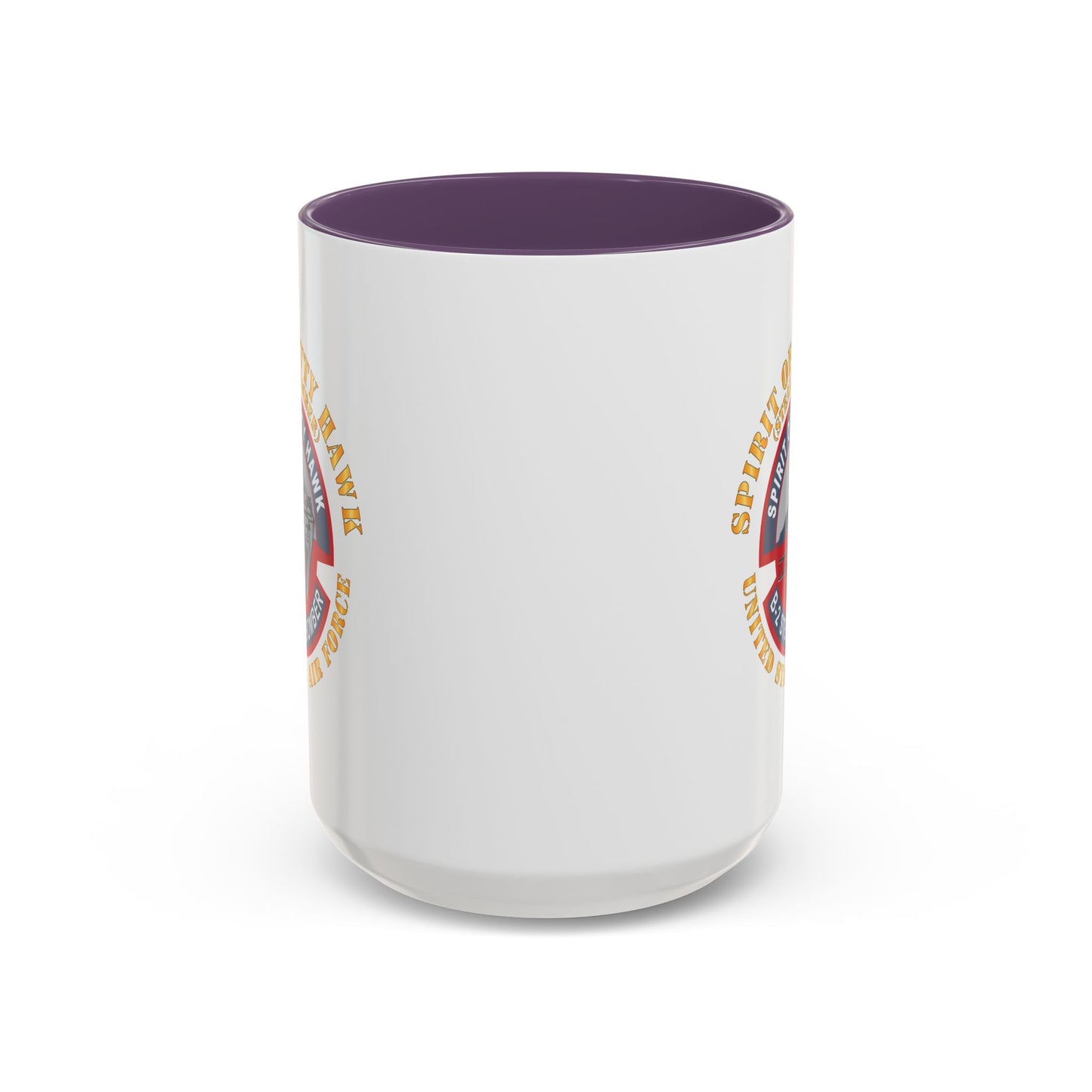 Accent Coffee Mug (11oz & 15oz) - USAF - B2 - Spirit of Kitty Hawk - Stealth Bomber X 300