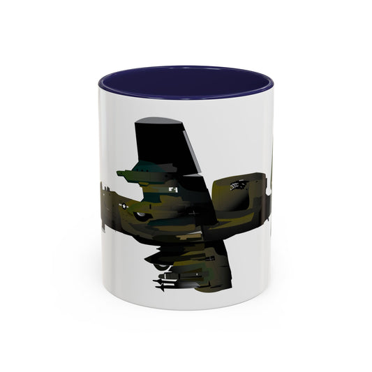 Accent Coffee Mug (11oz & 15oz) - Aircraft - A-10 Wart Hog X 300