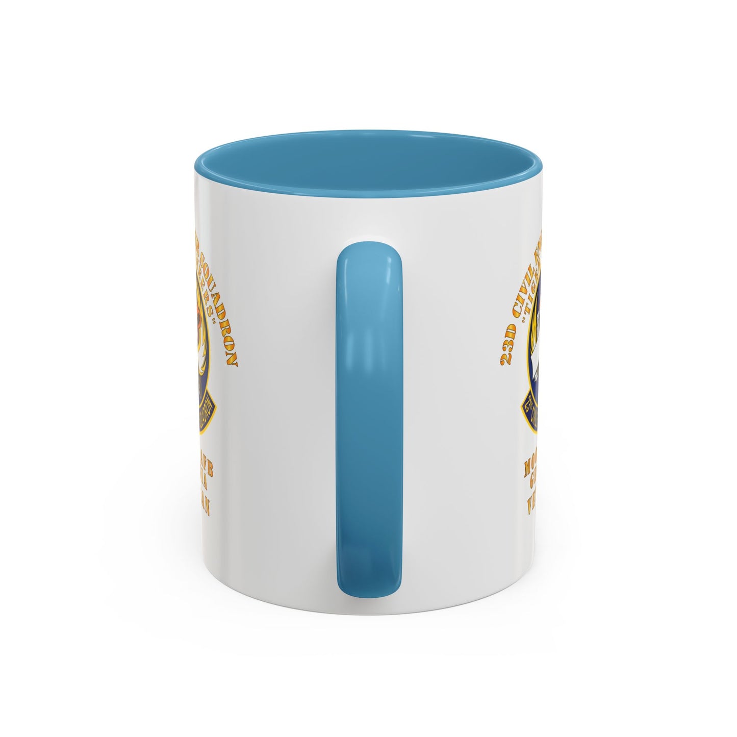 Accent Coffee Mug (11oz & 15oz) - USAF - 23d Civil Engineer Squadron - Tiger Engineers - Moody AFB, GA