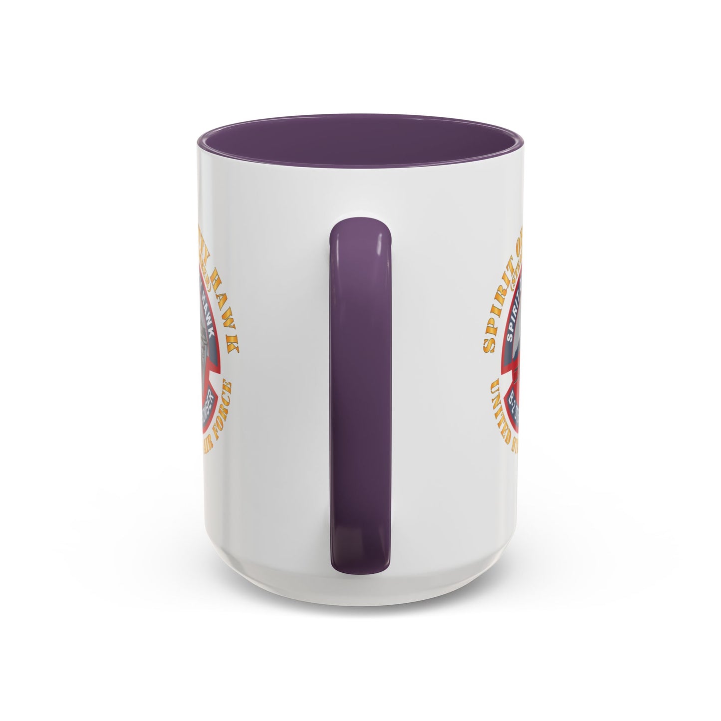 Accent Coffee Mug (11oz & 15oz) - USAF - B2 - Spirit of Kitty Hawk - Stealth Bomber X 300