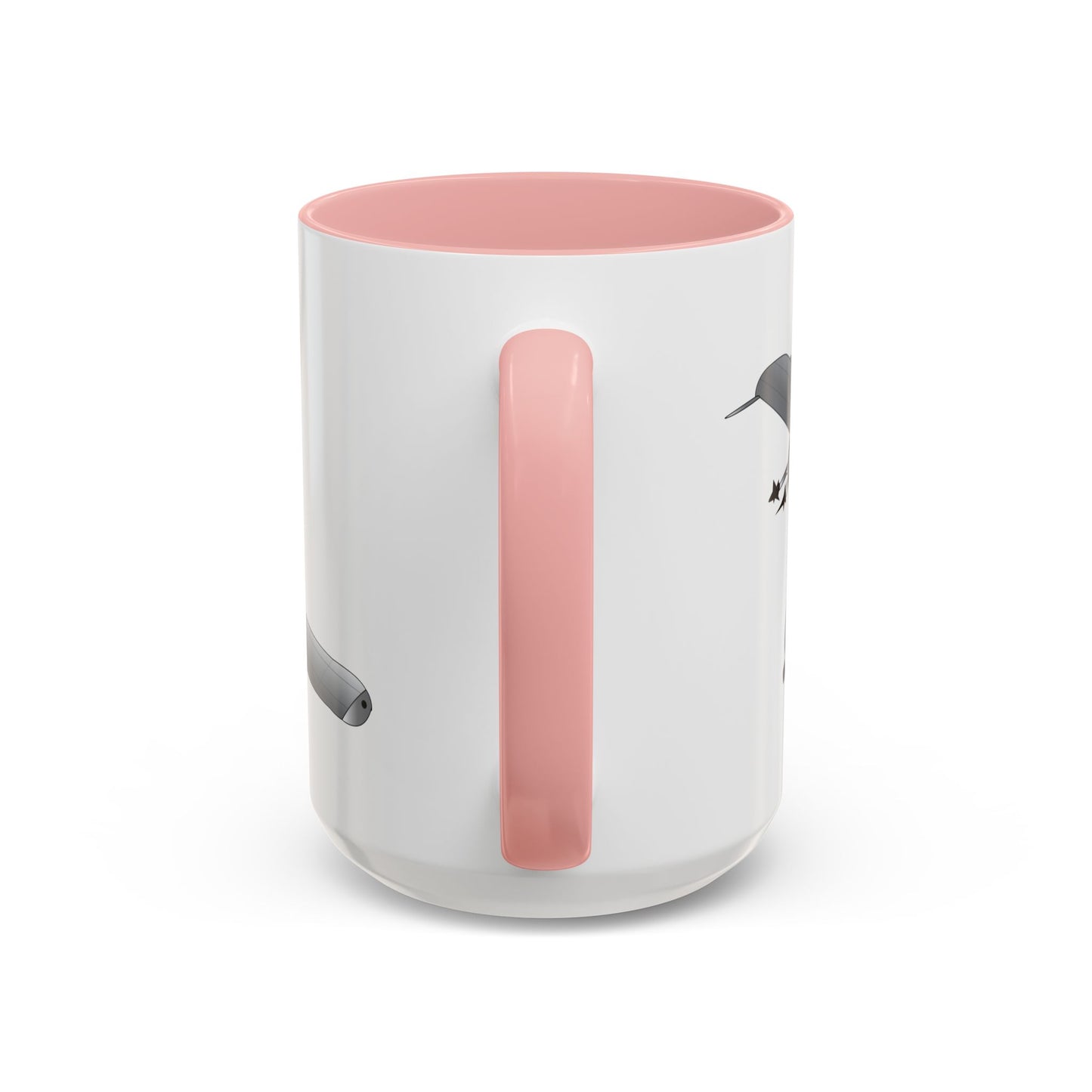 Accent Coffee Mug (11oz & 15oz) - Aircraft - A10 - Front - Top - Oblique X 300