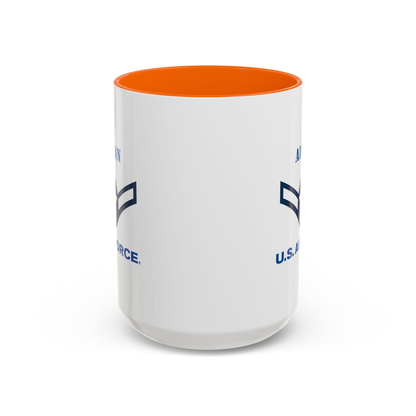 Accent Coffee Mug (11oz & 15oz) - USAF - Airman (E2) - 2020 - US Air Force w Text X 300