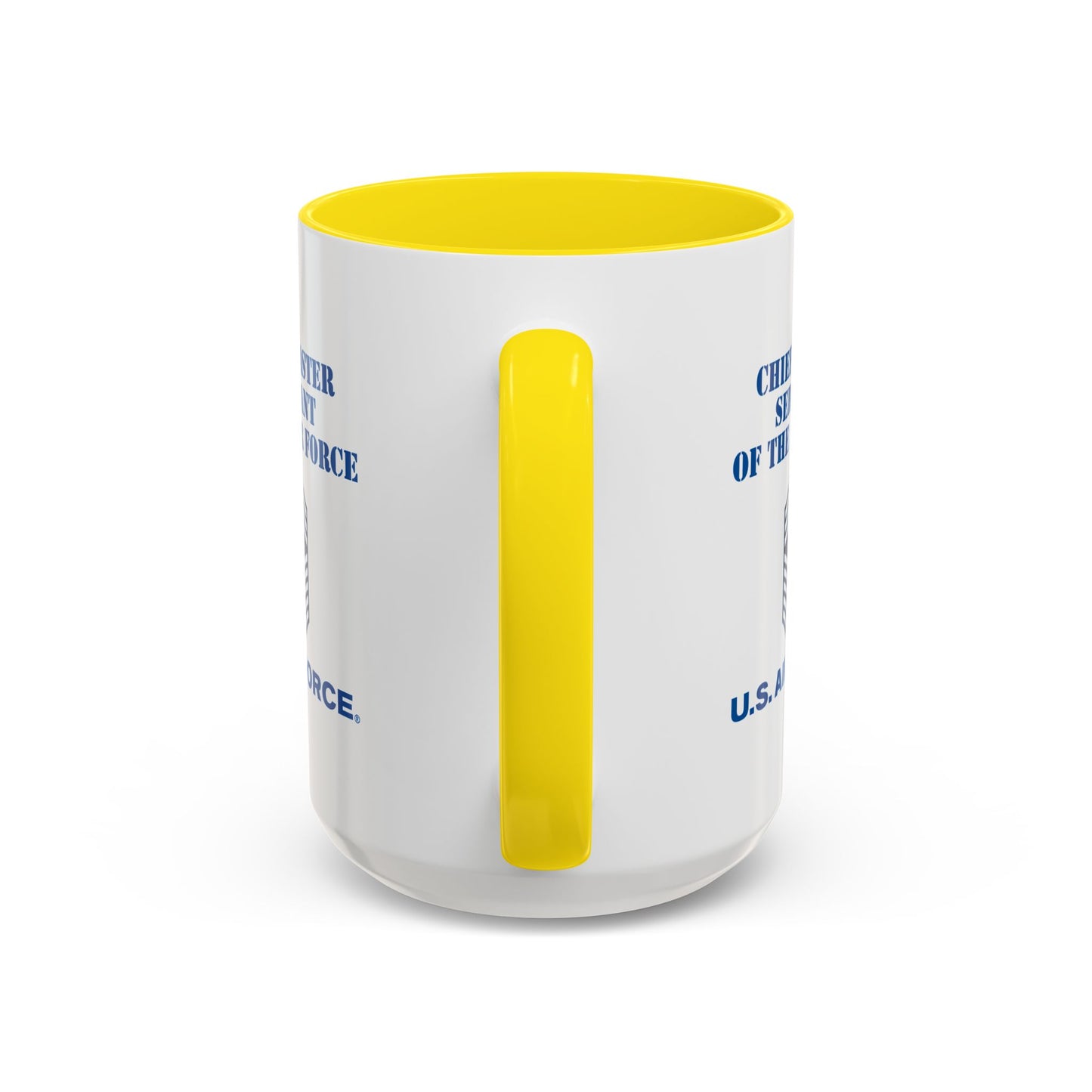 Accent Coffee Mug (11oz & 15oz) - USAF - Chief Master Sergeant of the Air Force (E9d) - US Air Force w Text X 300