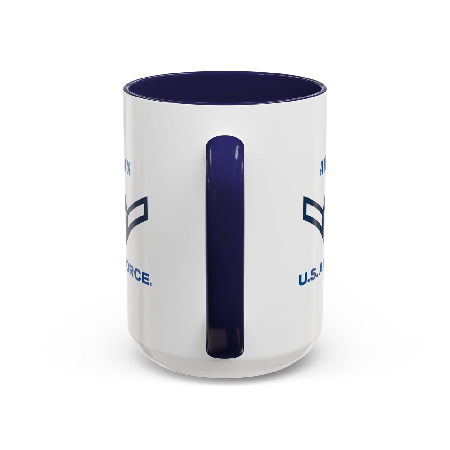Accent Coffee Mug (11oz & 15oz) - USAF - Airman (E2) - 2020 - US Air Force w Text X 300