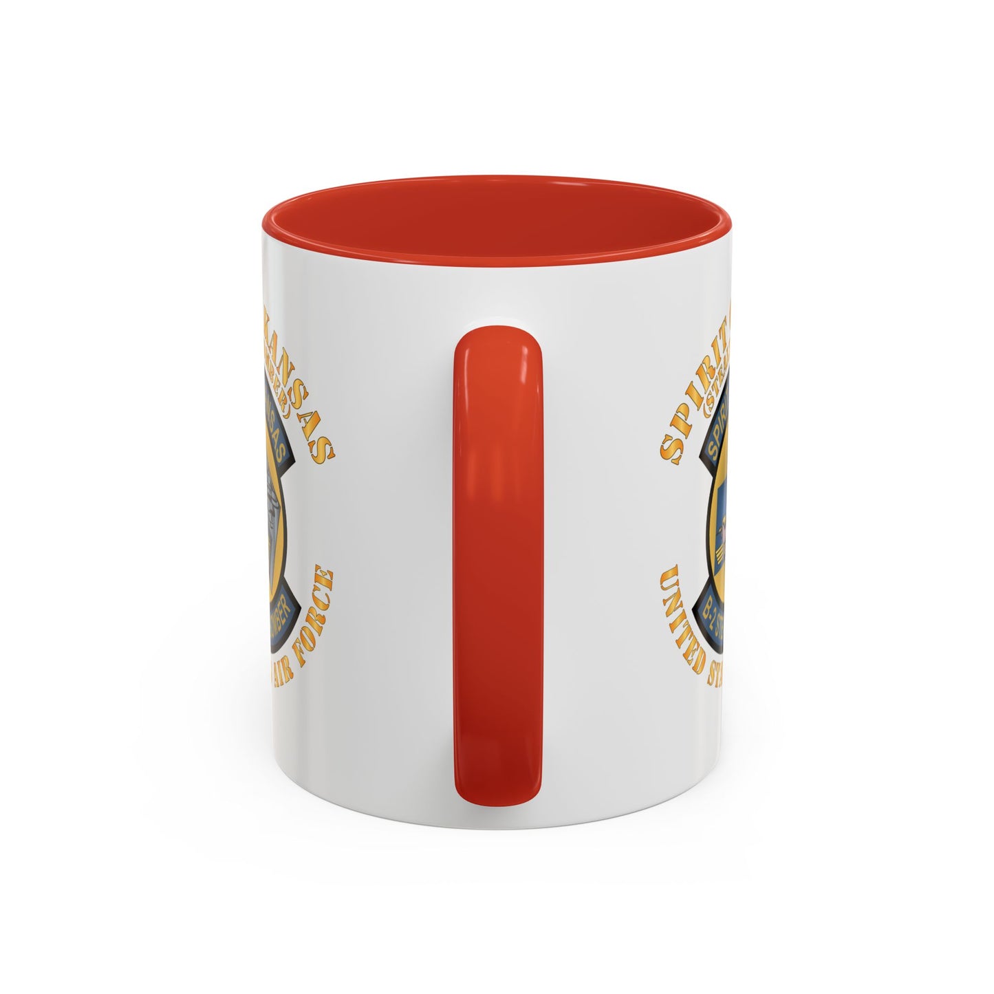 Accent Coffee Mug (11oz & 15oz) - USAF - B2 - Spirit of Kansas - Stealth Bomber X 300