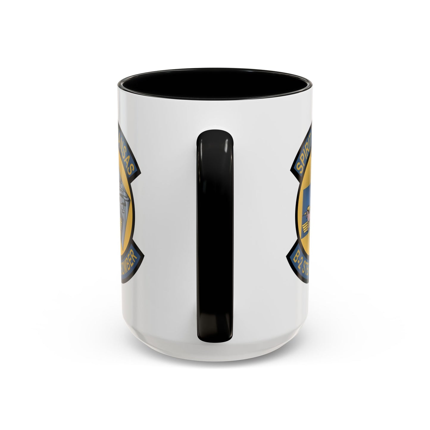 Accent Coffee Mug (11oz & 15oz) - USAF - B2 - Spirit of Kansas - Stealth Bomber wo txt X 300