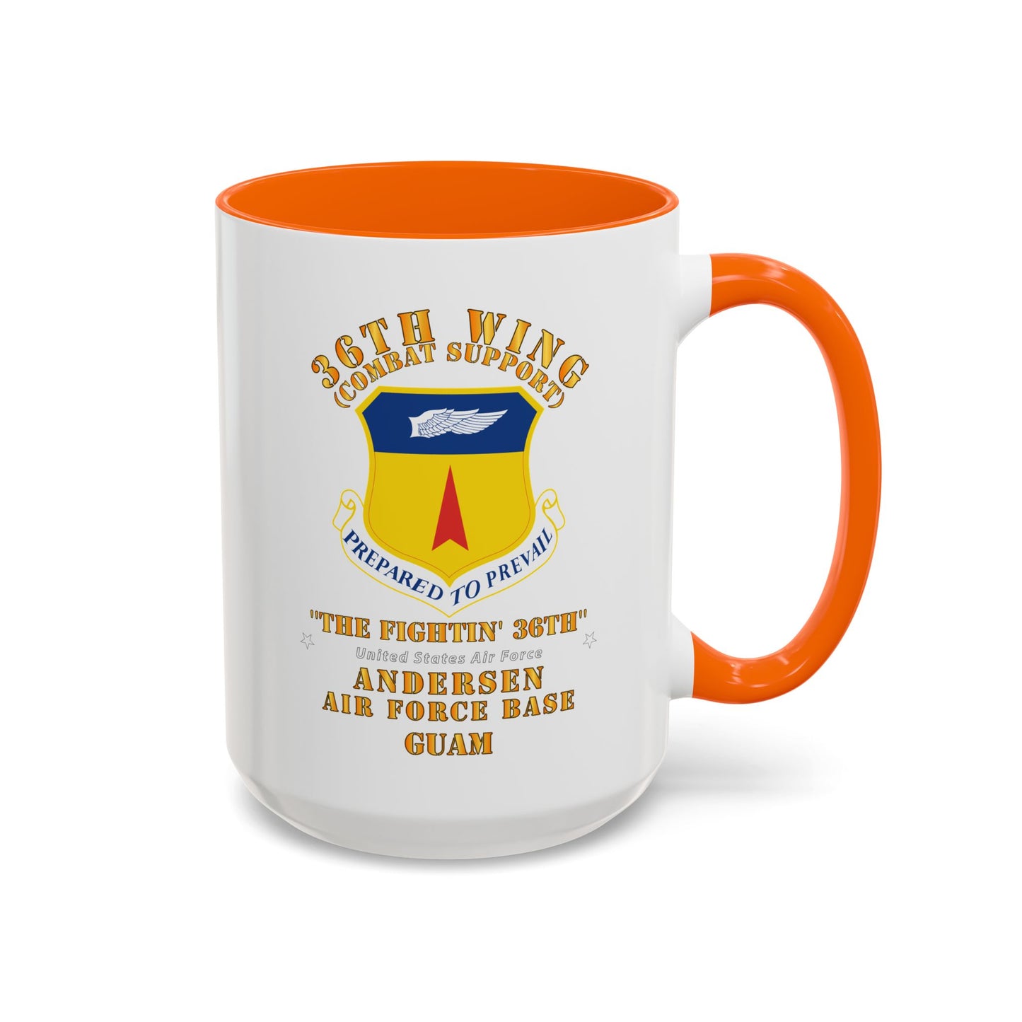Accent Coffee Mug (11oz & 15oz) - USAF - 36th Wing - Anderson AFB - Guam