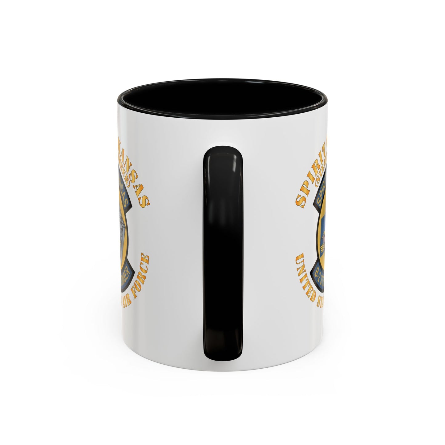 Accent Coffee Mug (11oz & 15oz) - USAF - B2 - Spirit of Kansas - Stealth Bomber X 300