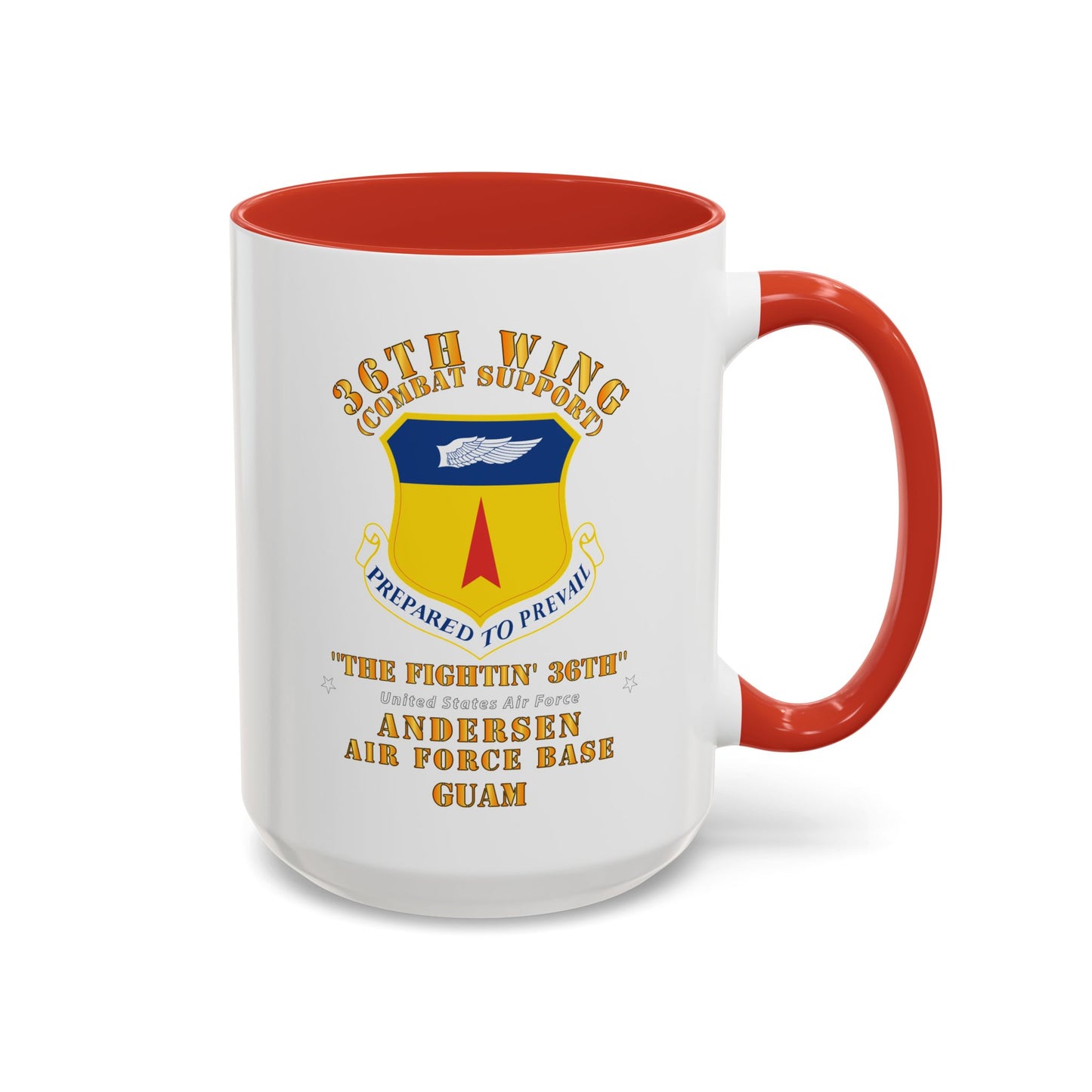 Accent Coffee Mug (11oz & 15oz) - USAF - 36th Wing - Anderson AFB - Guam