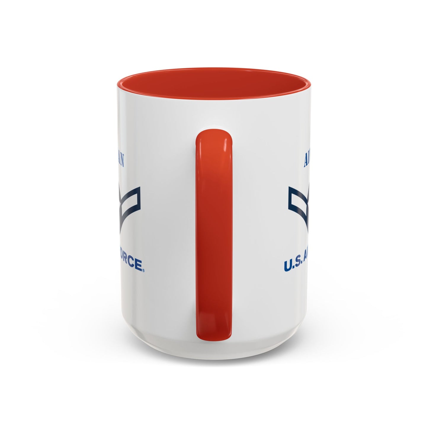 Accent Coffee Mug (11oz & 15oz) - USAF - Airman (E2) - 2020 - US Air Force w Text X 300