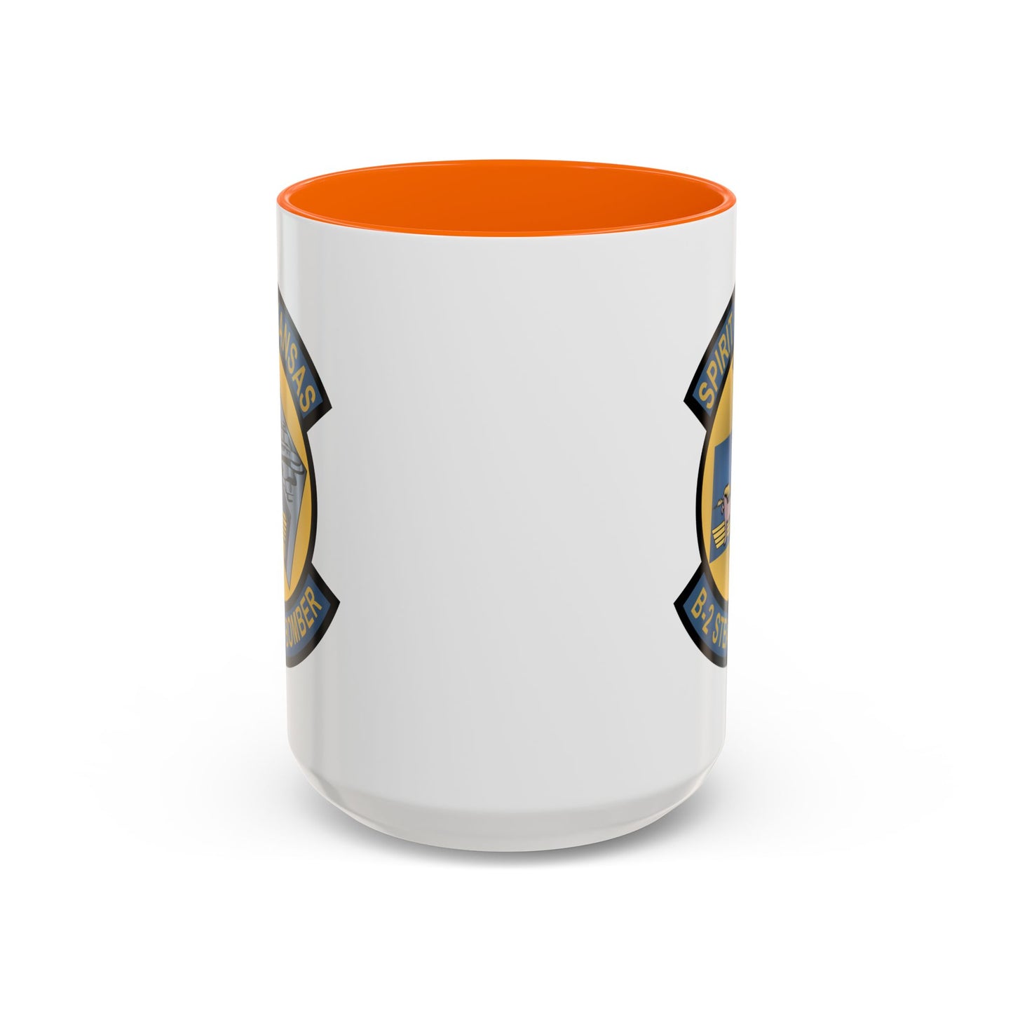 Accent Coffee Mug (11oz & 15oz) - USAF - B2 - Spirit of Kansas - Stealth Bomber wo txt X 300