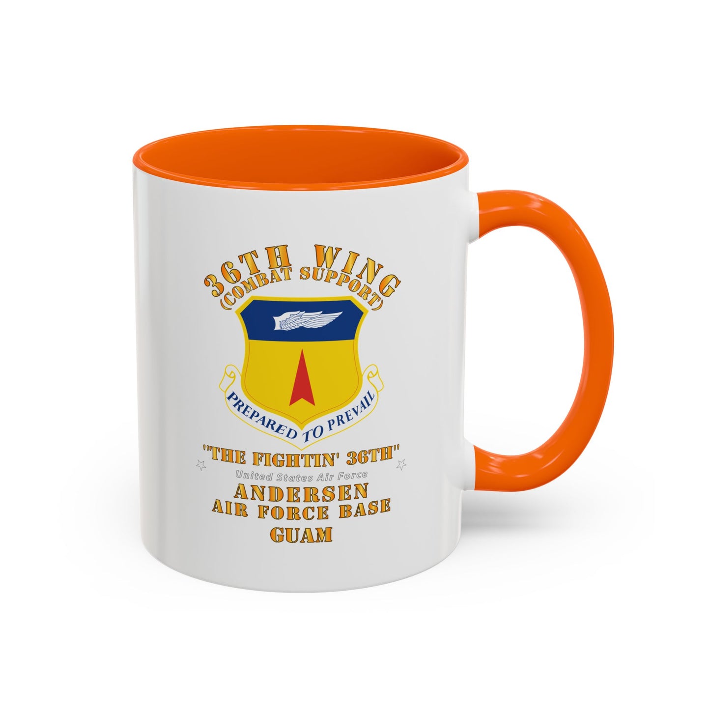 Accent Coffee Mug (11oz & 15oz) - USAF - 36th Wing - Anderson AFB - Guam