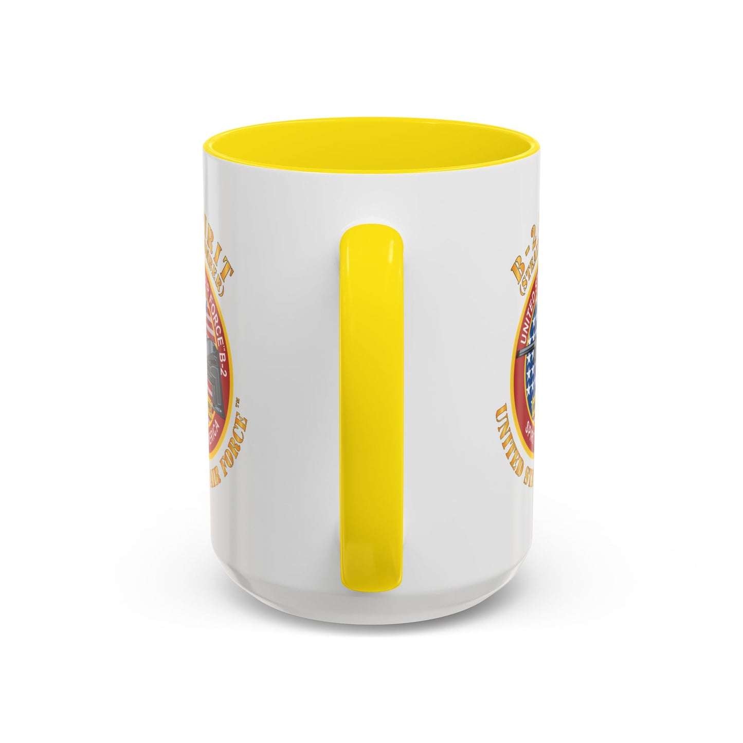 Accent Coffee Mug (11oz & 15oz) - USAF - B2 - Spirit - Stealth Bomber X 300