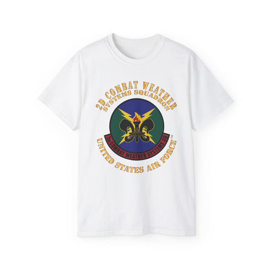 Unisex Ultra Cotton Tee - USAF - 2d Combat Weather Systems Squadron X 300