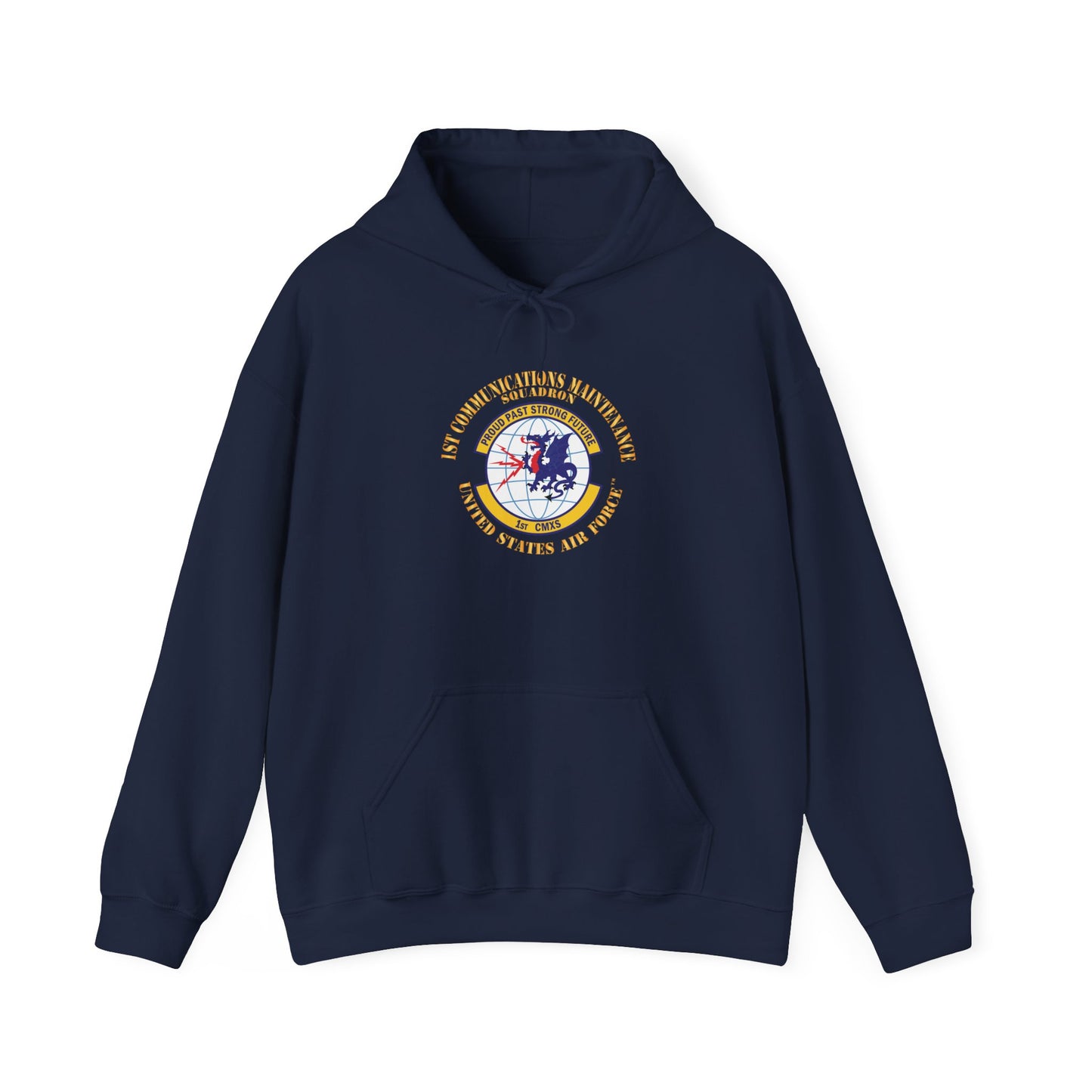 Unisex Heavy Blend Hooded Sweatshirt - USAF - 1st Communications Maintenance Squadron(USAFE) X 300