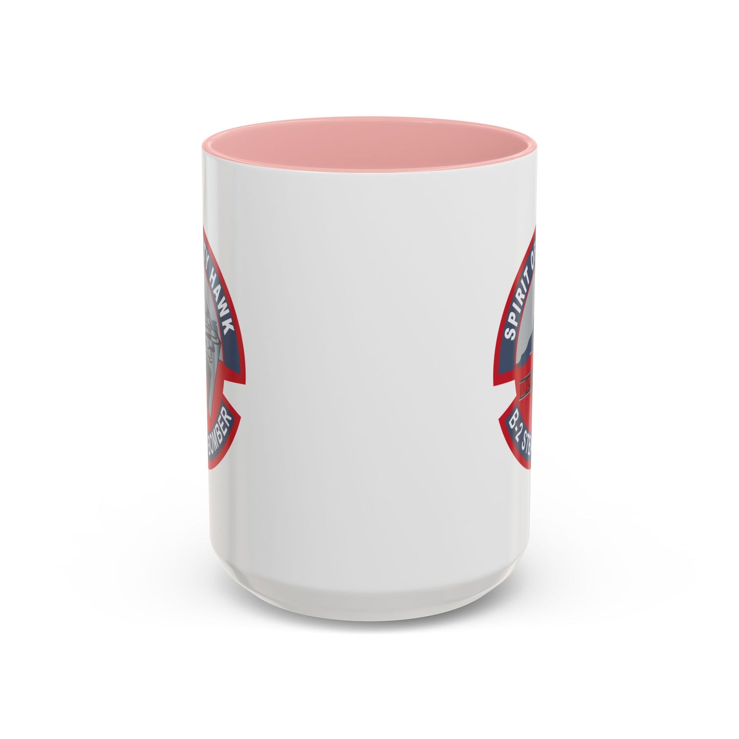 Accent Coffee Mug (11oz & 15oz) - USAF - B2 - Spirit of Kitty Hawk - Stealth Bomber wo txt X 300