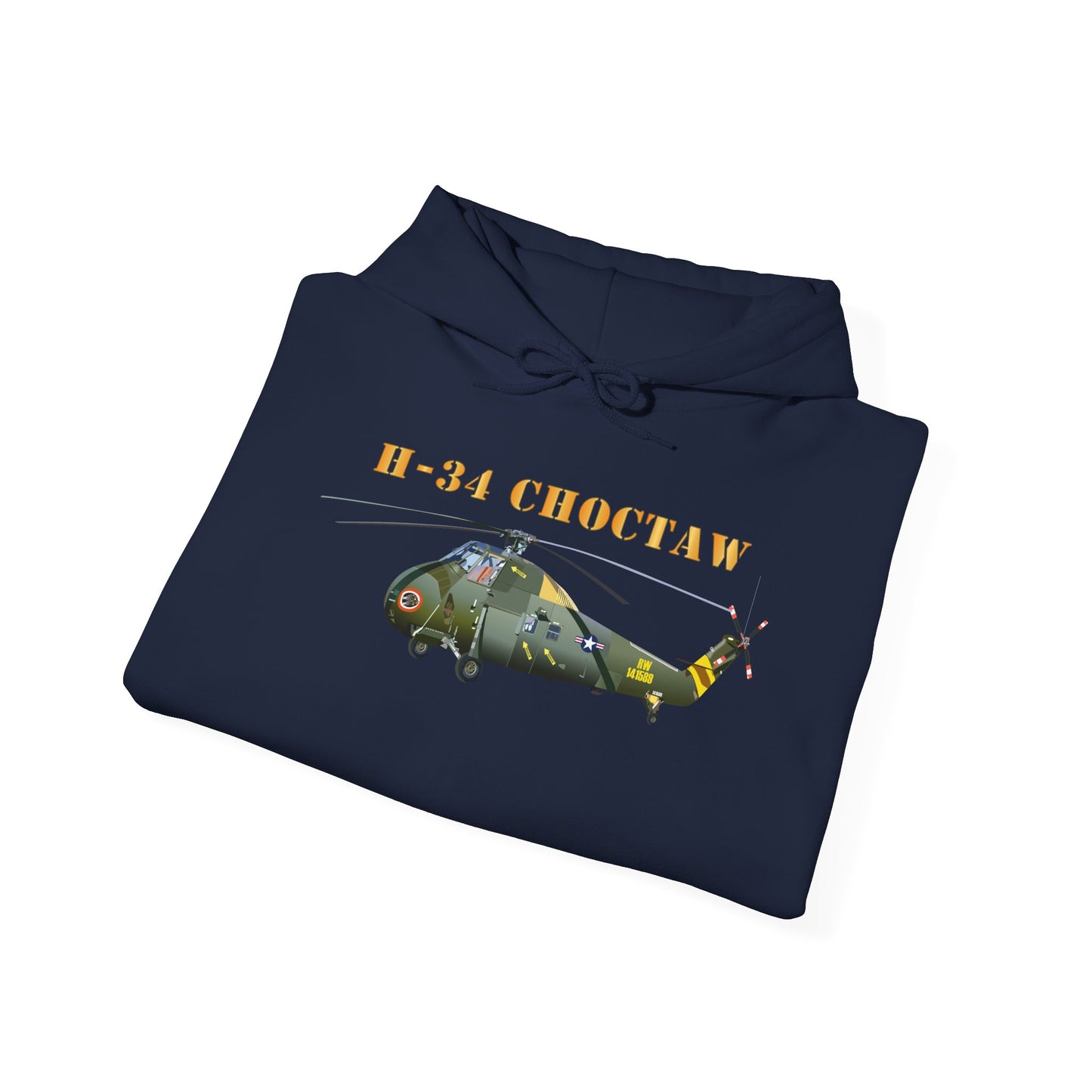 Unisex Heavy Blend Hooded Sweatshirt - H-34 Choctaw with Txt X 300