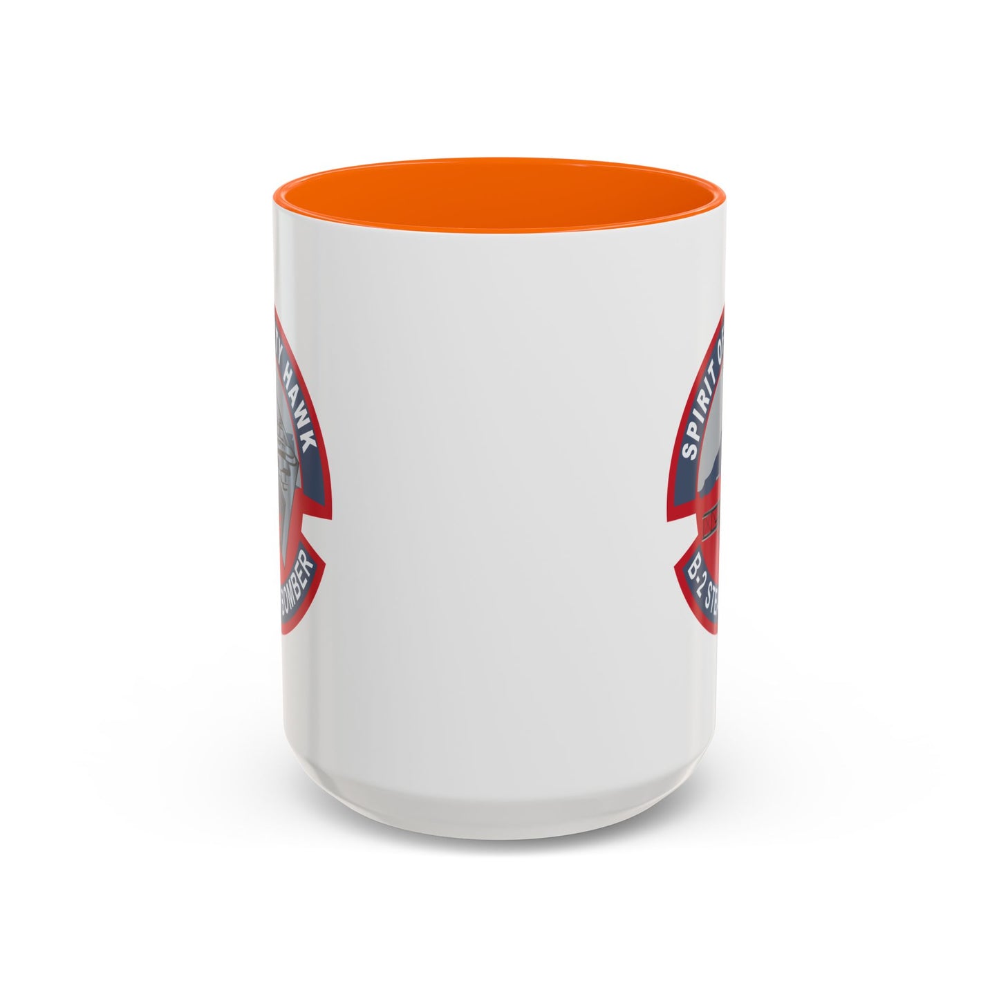 Accent Coffee Mug (11oz & 15oz) - USAF - B2 - Spirit of Kitty Hawk - Stealth Bomber wo txt X 300