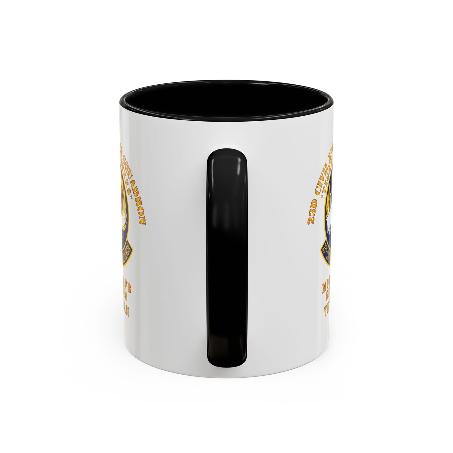 Accent Coffee Mug (11oz & 15oz) - USAF - 23d Civil Engineer Squadron - Tiger Engineers - Moody AFB, GA