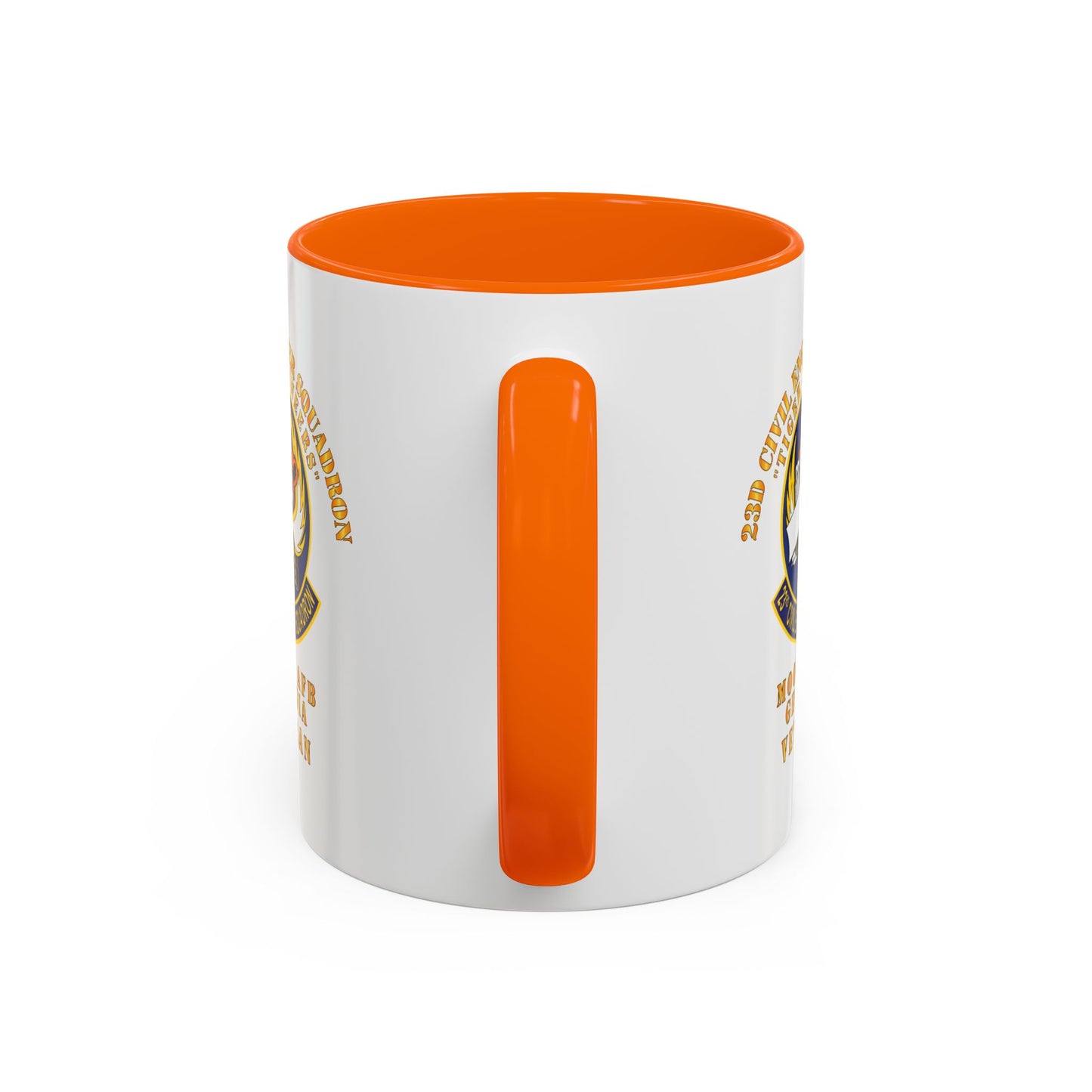 Accent Coffee Mug (11oz & 15oz) - USAF - 23d Civil Engineer Squadron - Tiger Engineers - Moody AFB, GA