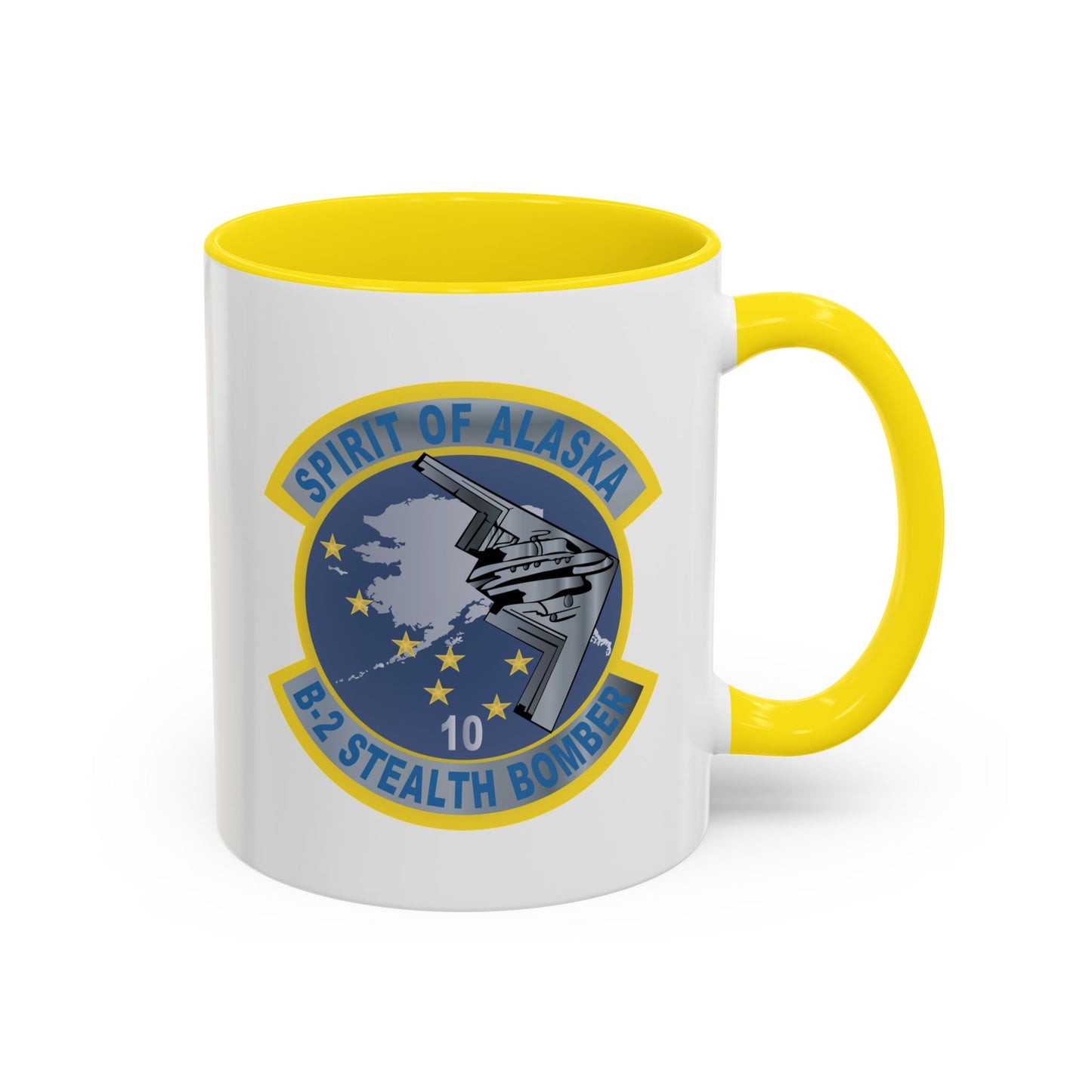 Accent Coffee Mug (11oz & 15oz) - USAF - B2 - Spirit of Alaska - Stealth Bomber wo txt X 300