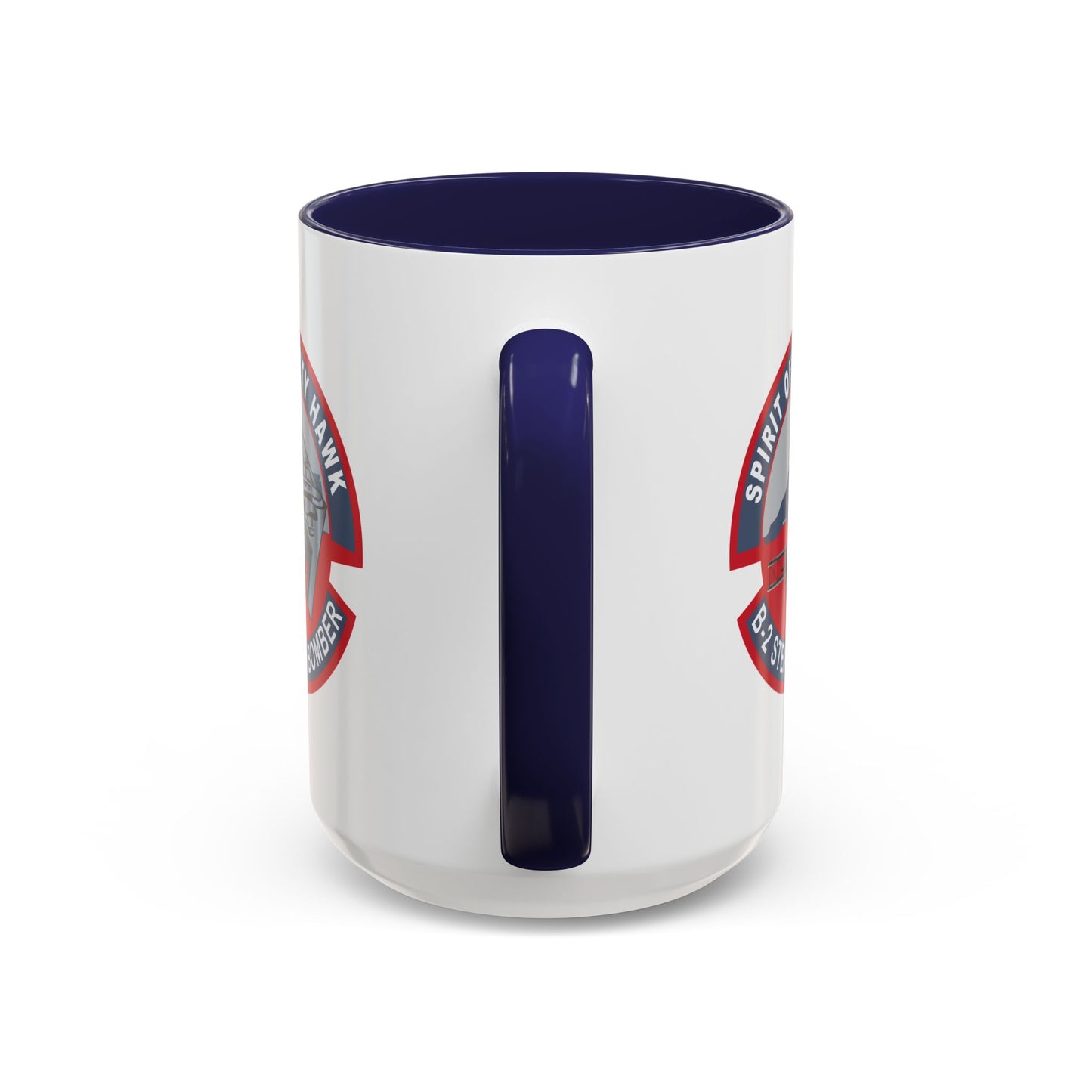 Accent Coffee Mug (11oz & 15oz) - USAF - B2 - Spirit of Kitty Hawk - Stealth Bomber wo txt X 300