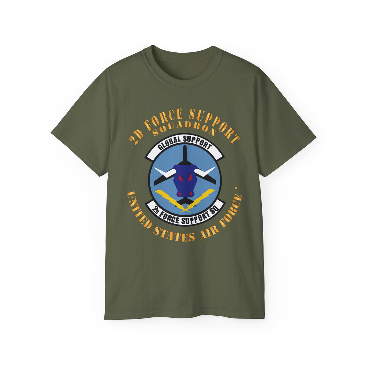 Unisex Ultra Cotton Tee - USAF - 2d Force Support Squadron