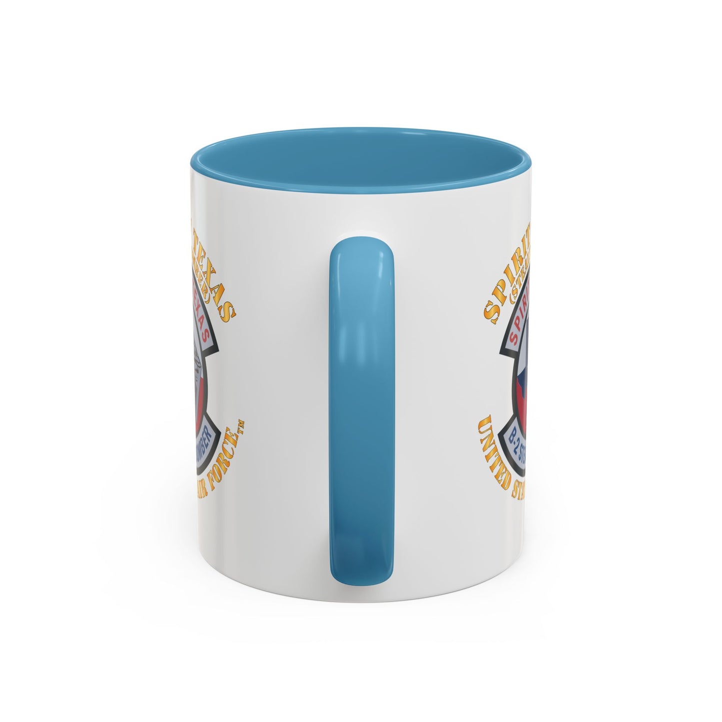 Accent Coffee Mug (11oz & 15oz) - USAF - B2 - Spirit of Texas - Stealth Bomber X 300